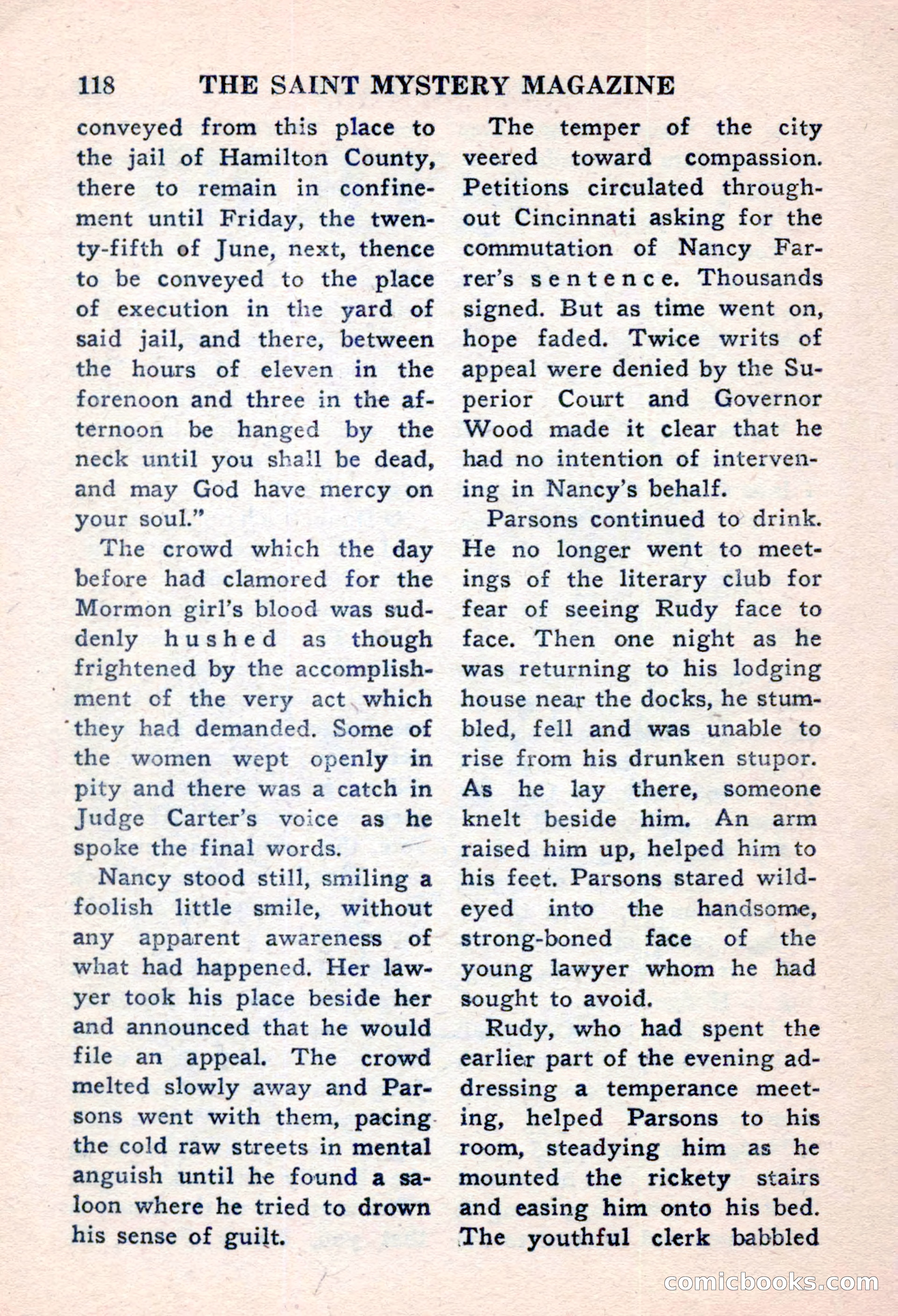 The Saint Mystery Magazine, November 1959 — page 120 of 132