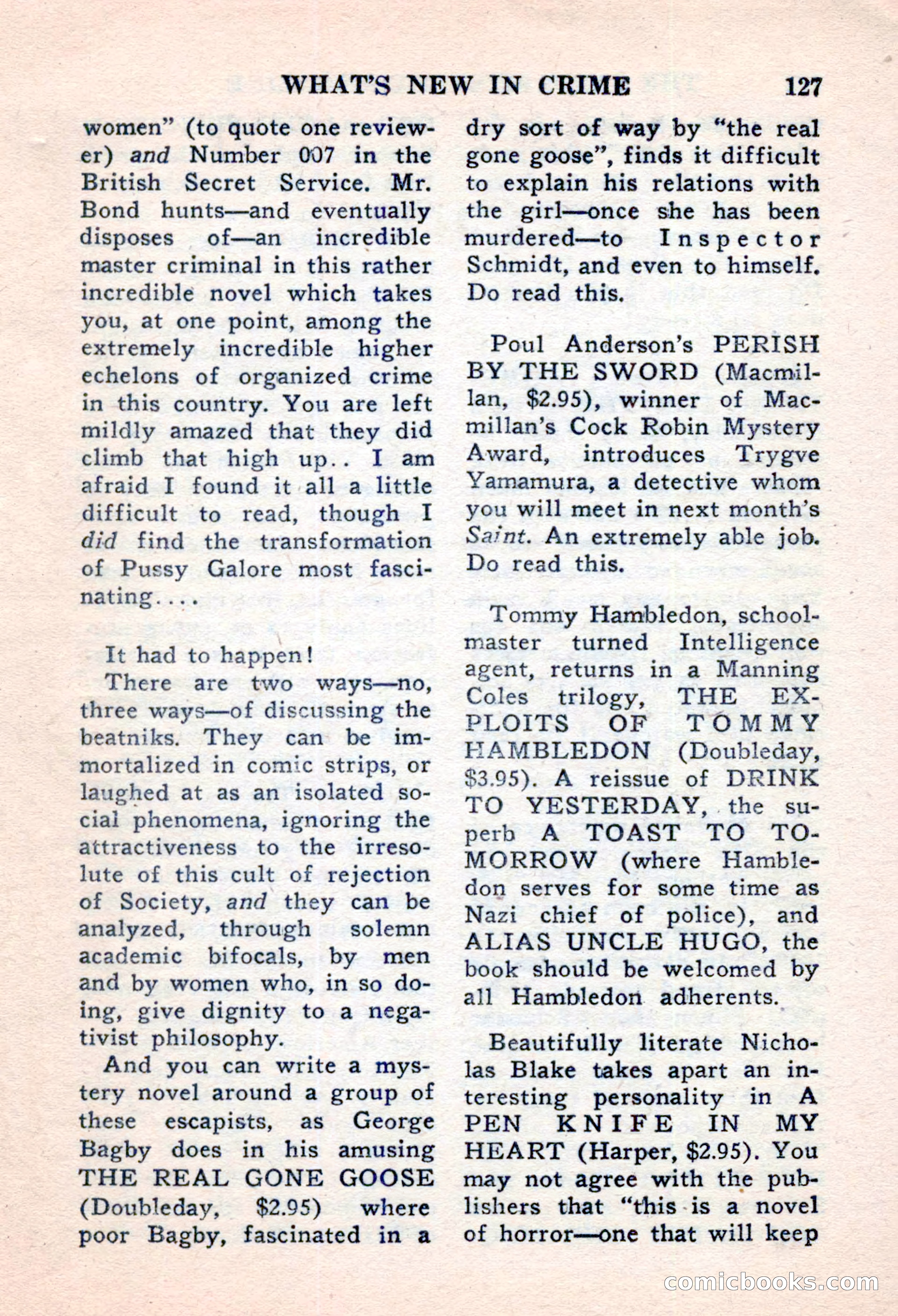 The Saint Mystery Magazine, November 1959 — page 129 of 132
