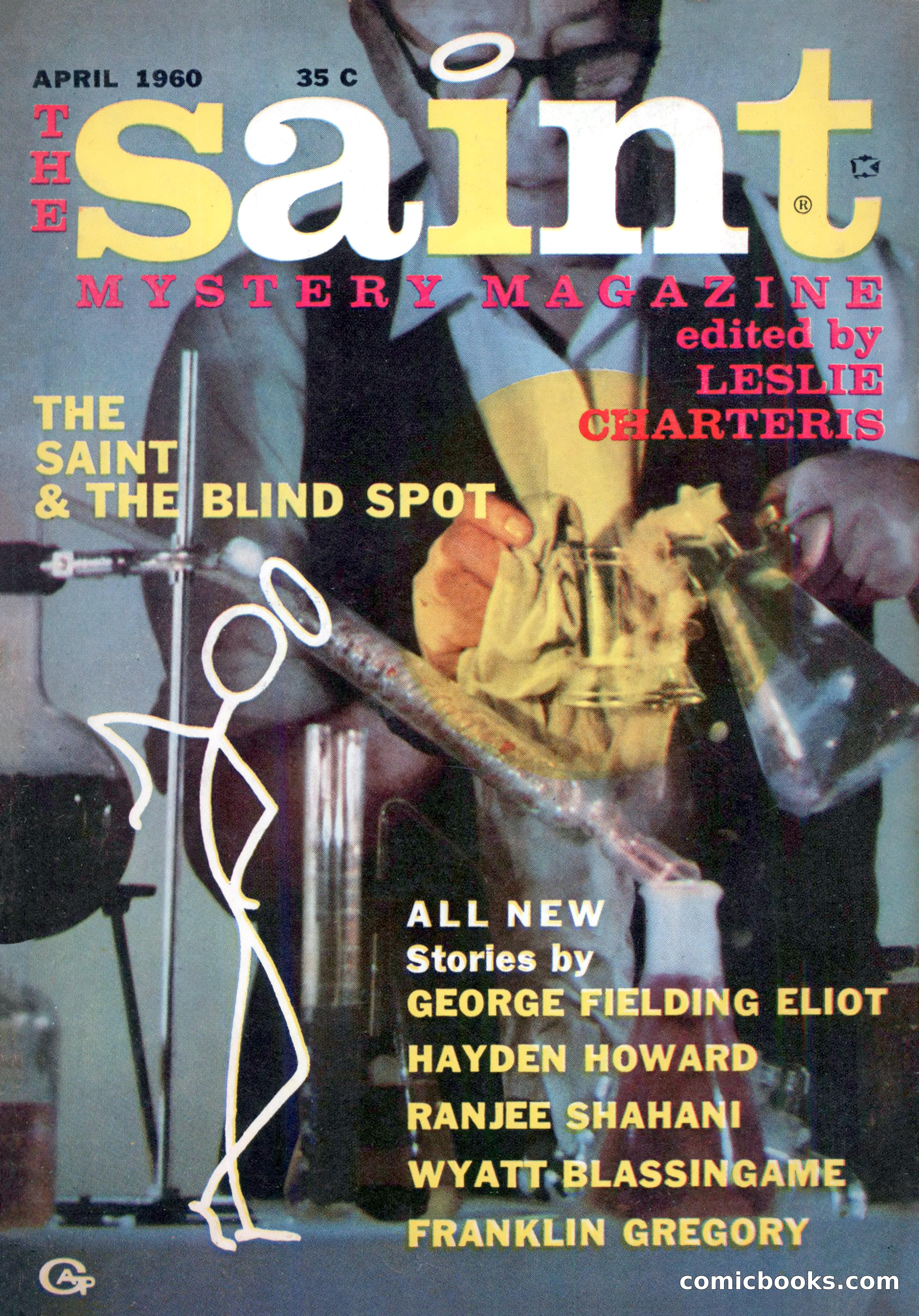 The Saint Mystery Magazine, April 1960 — page 1 of 132