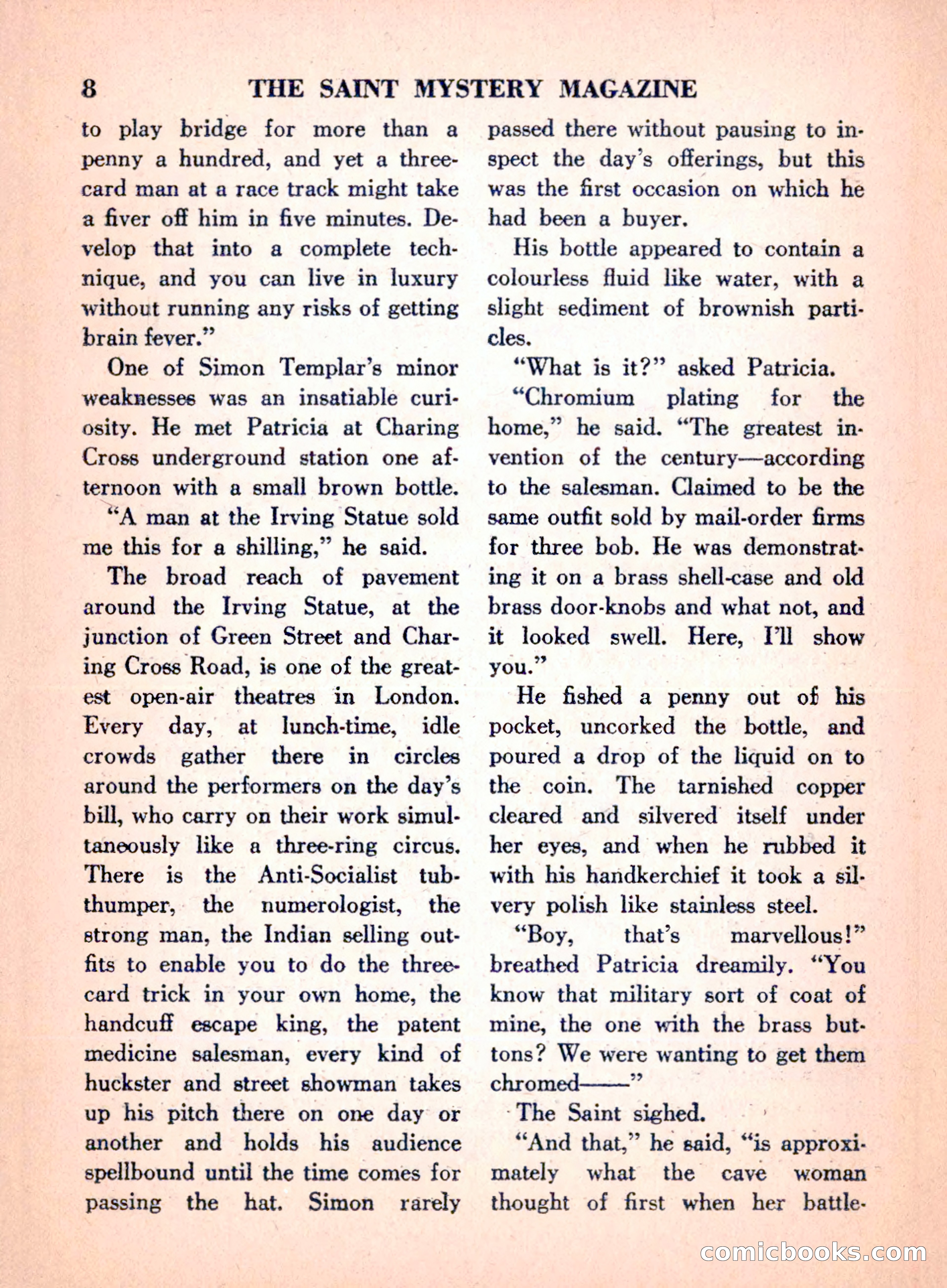 The Saint Mystery Magazine, April 1960 — page 10 of 132