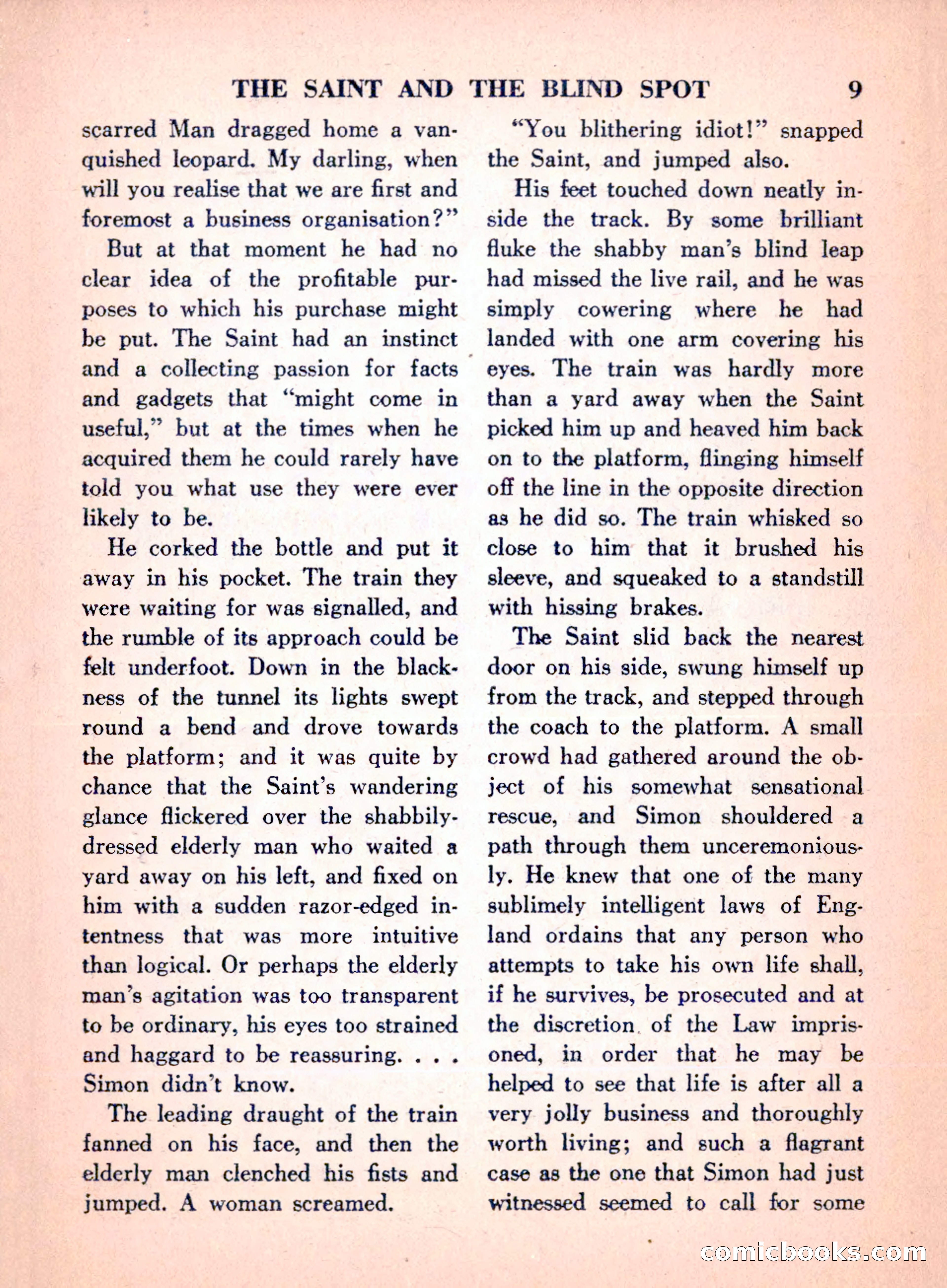 The Saint Mystery Magazine, April 1960 — page 11 of 132