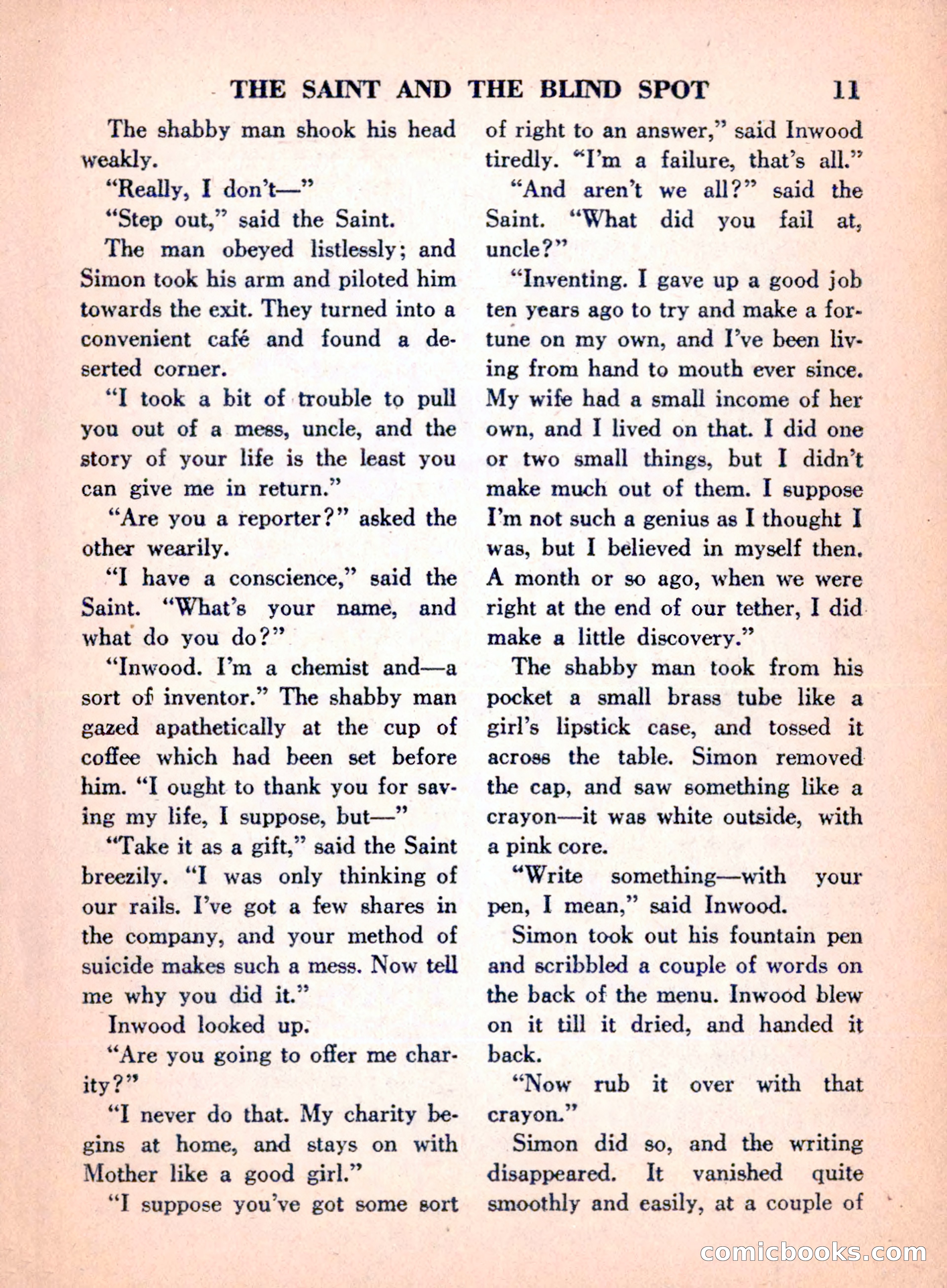 The Saint Mystery Magazine, April 1960 — page 13 of 132