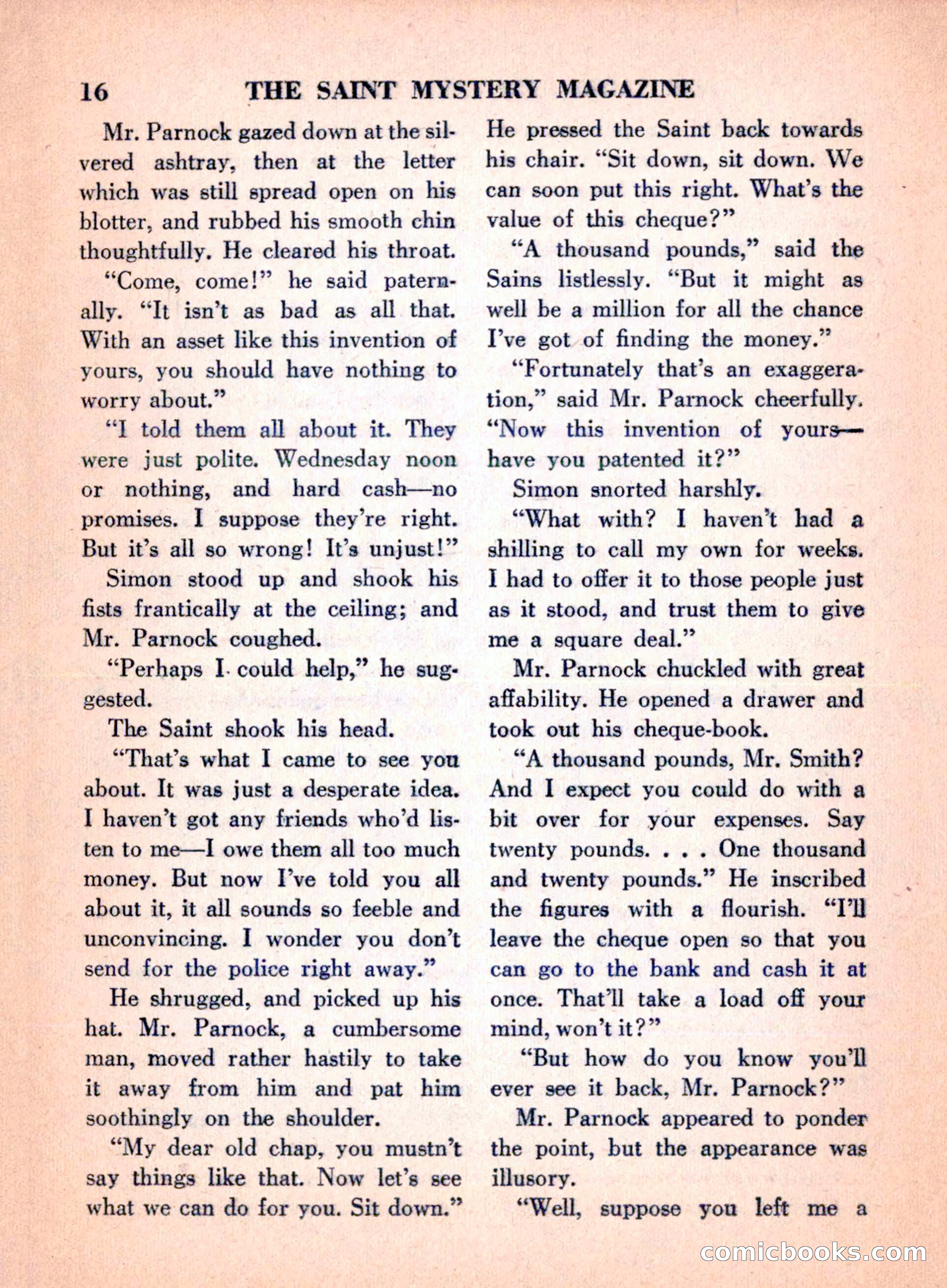 The Saint Mystery Magazine, April 1960 — page 18 of 132