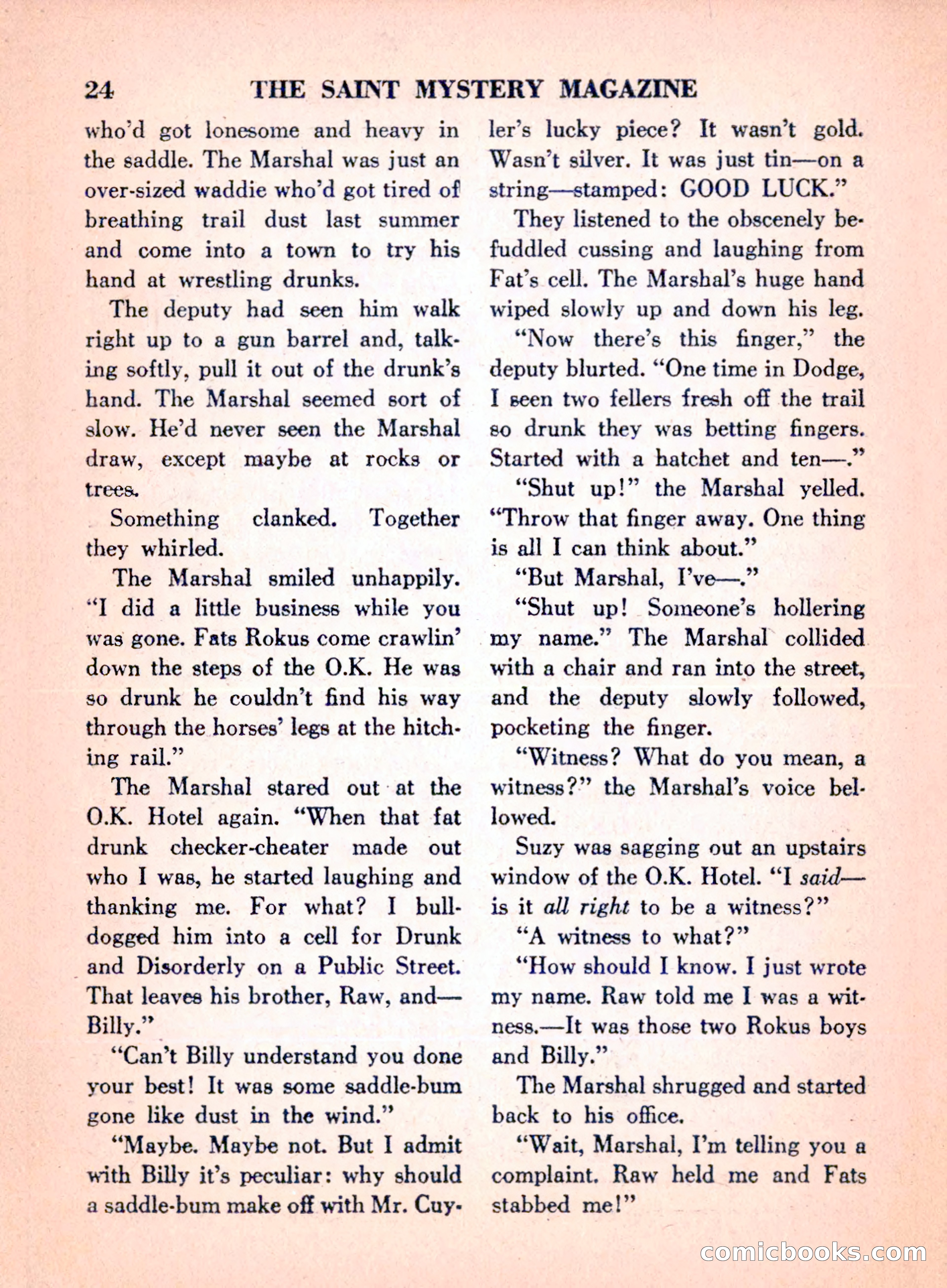 The Saint Mystery Magazine, April 1960 — page 26 of 132