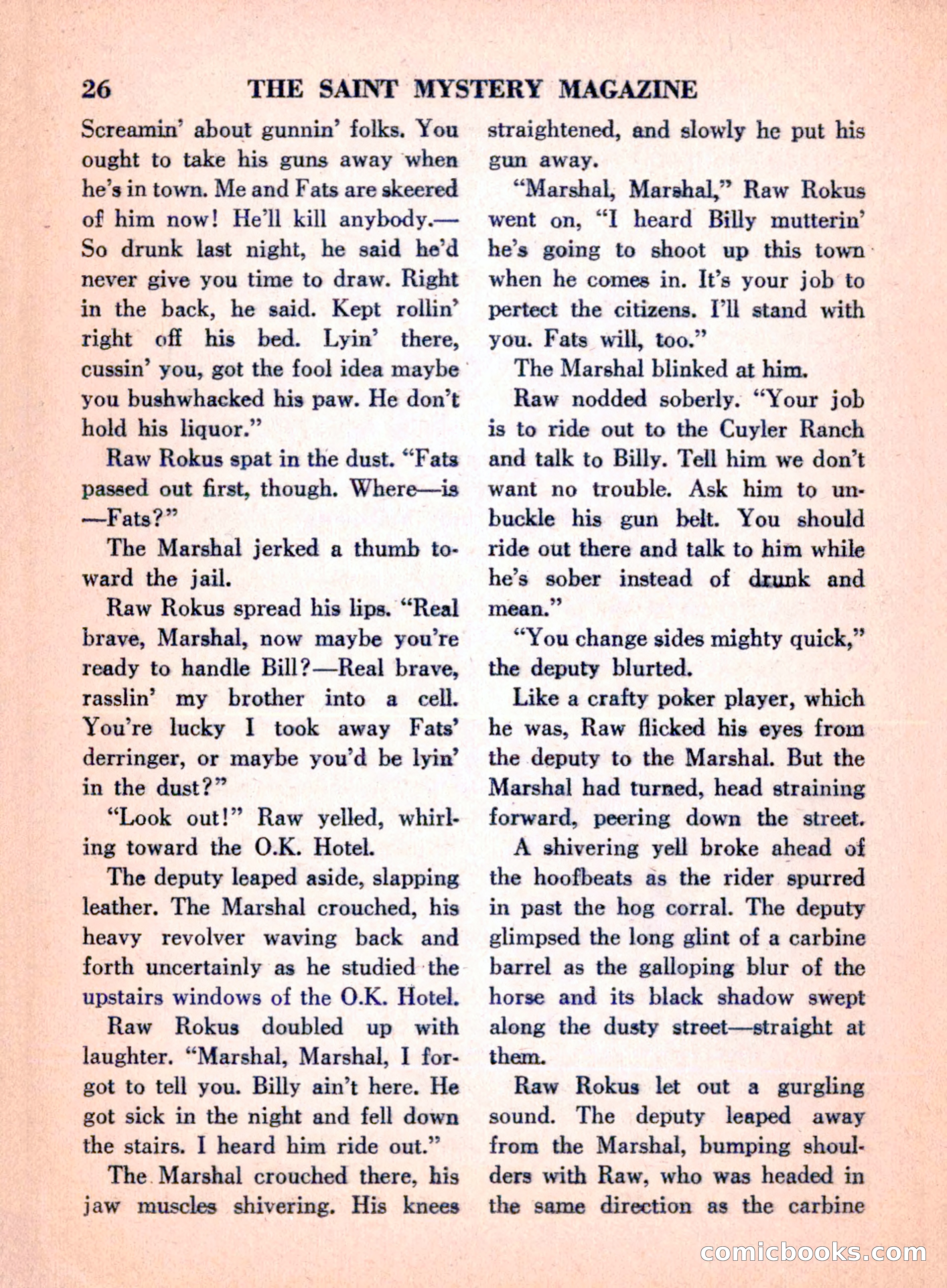 The Saint Mystery Magazine, April 1960 — page 28 of 132
