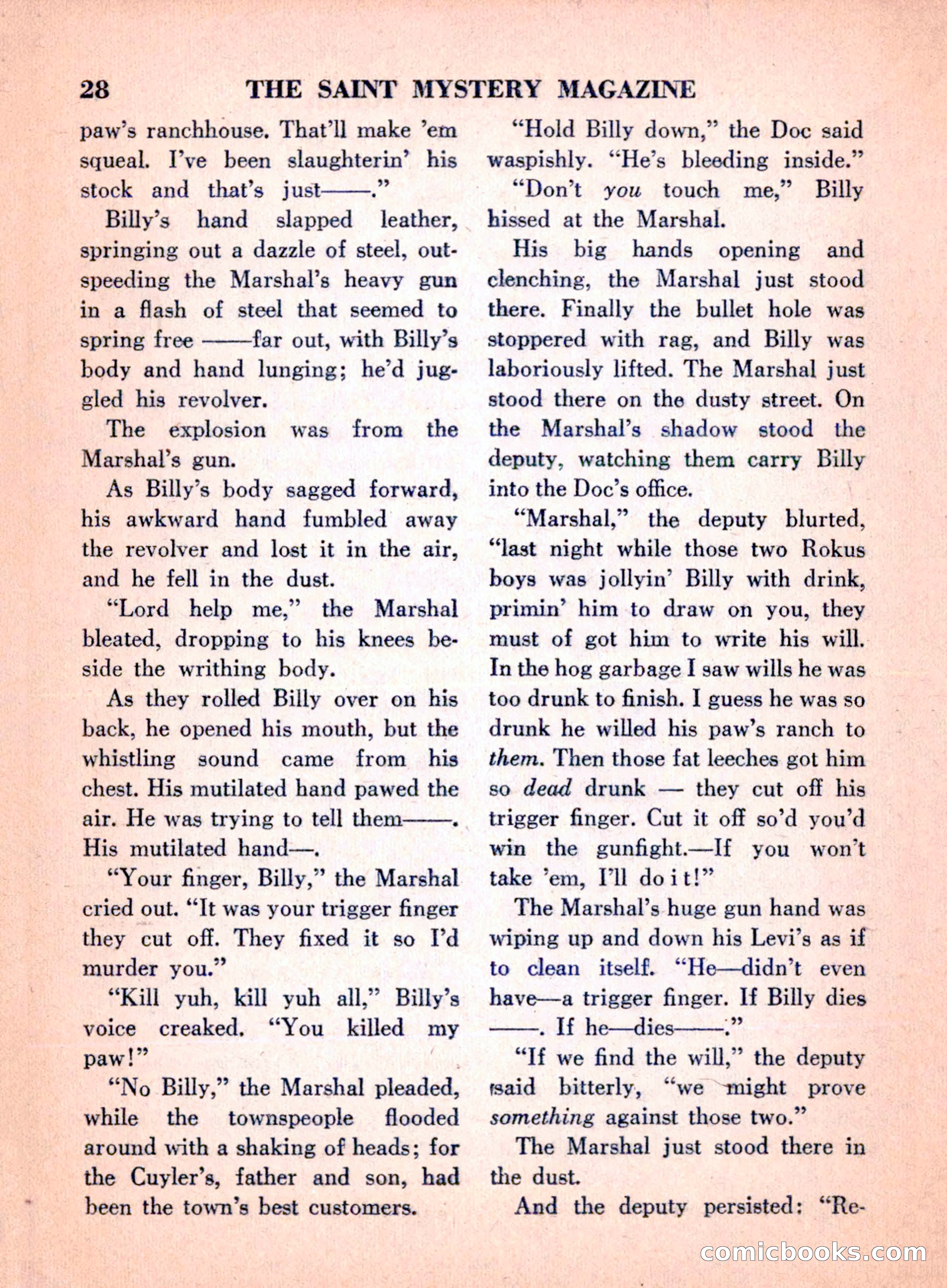 The Saint Mystery Magazine, April 1960 — page 30 of 132