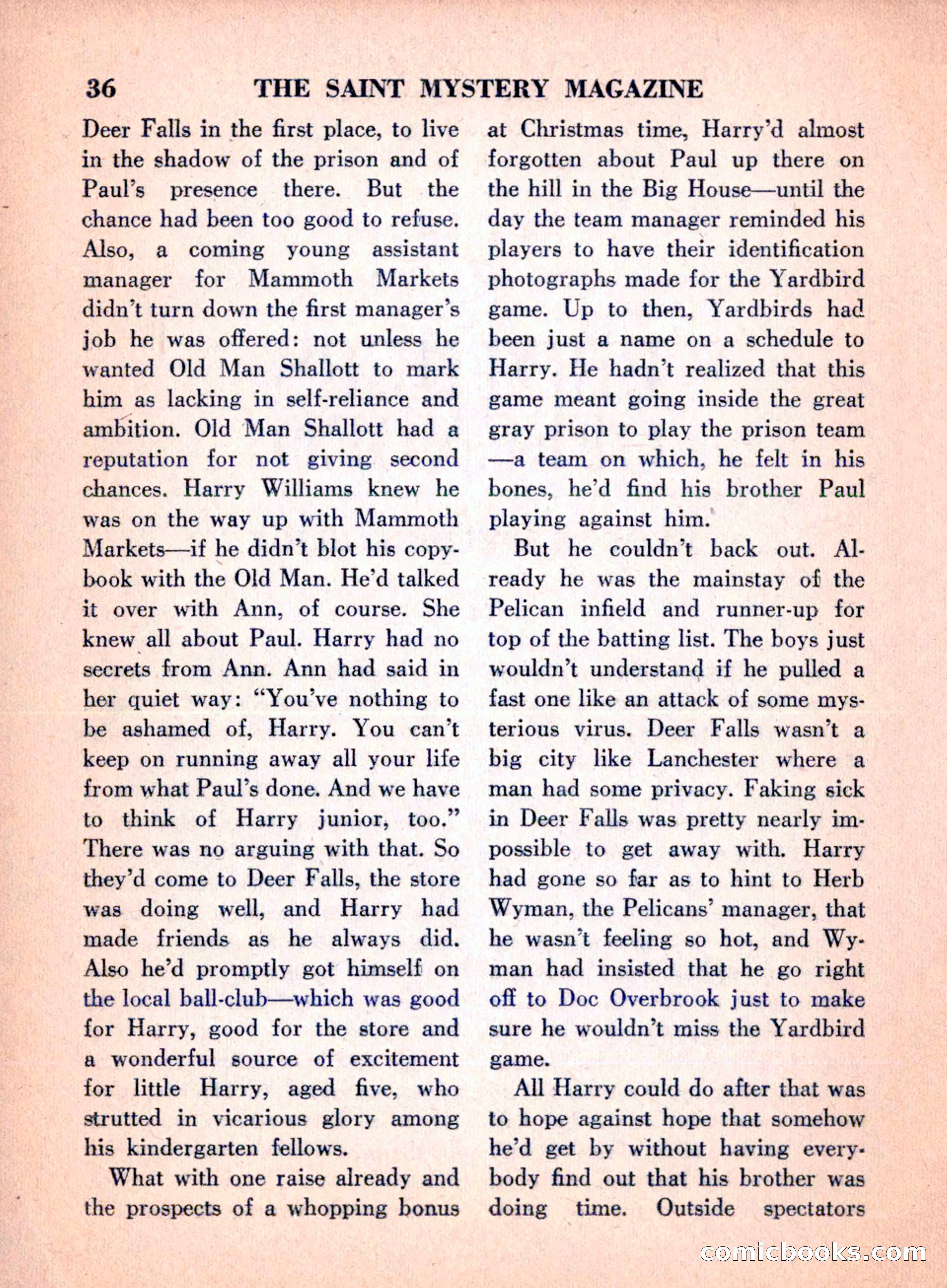The Saint Mystery Magazine, April 1960 — page 38 of 132