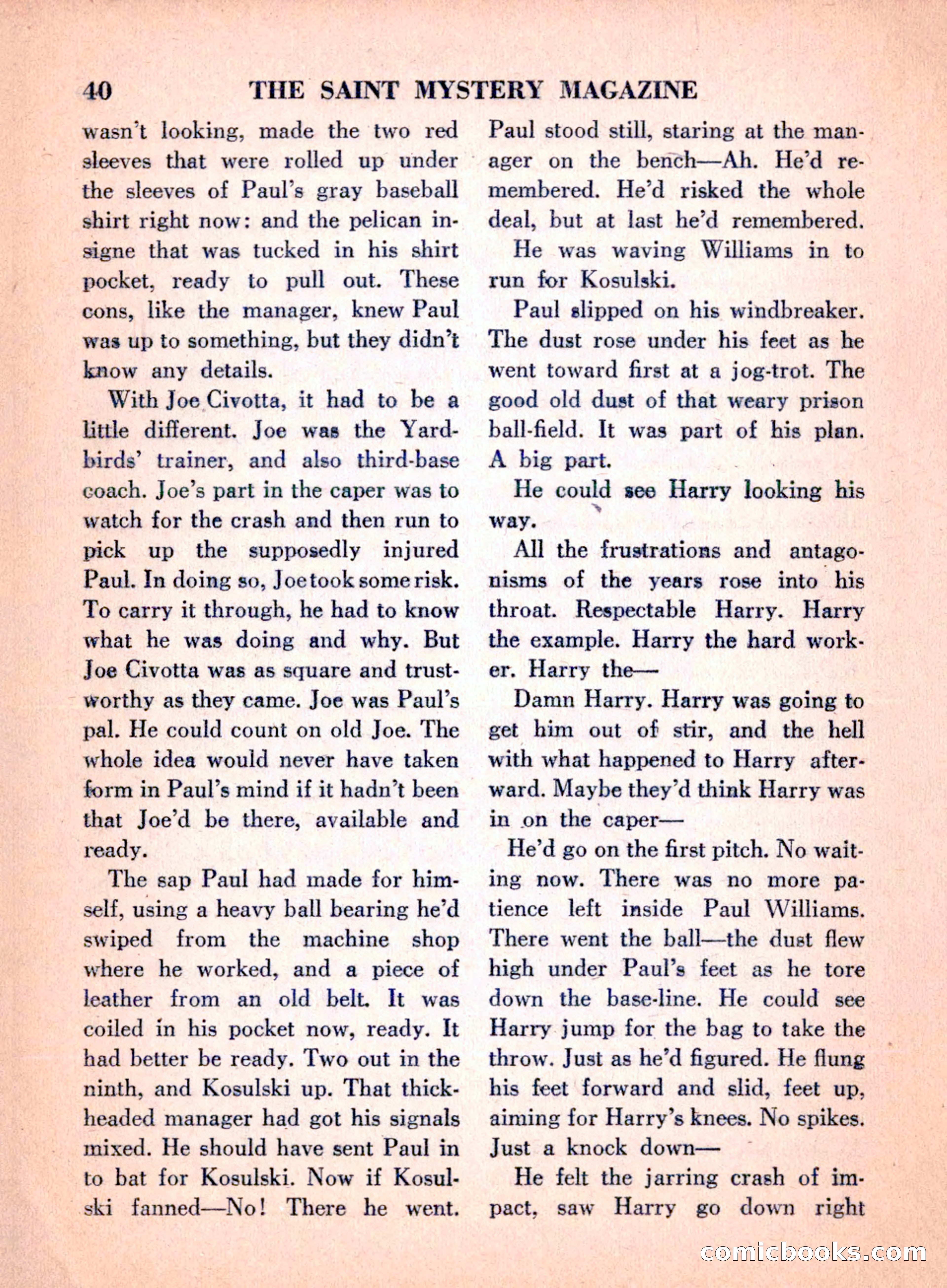 The Saint Mystery Magazine, April 1960 — page 42 of 132