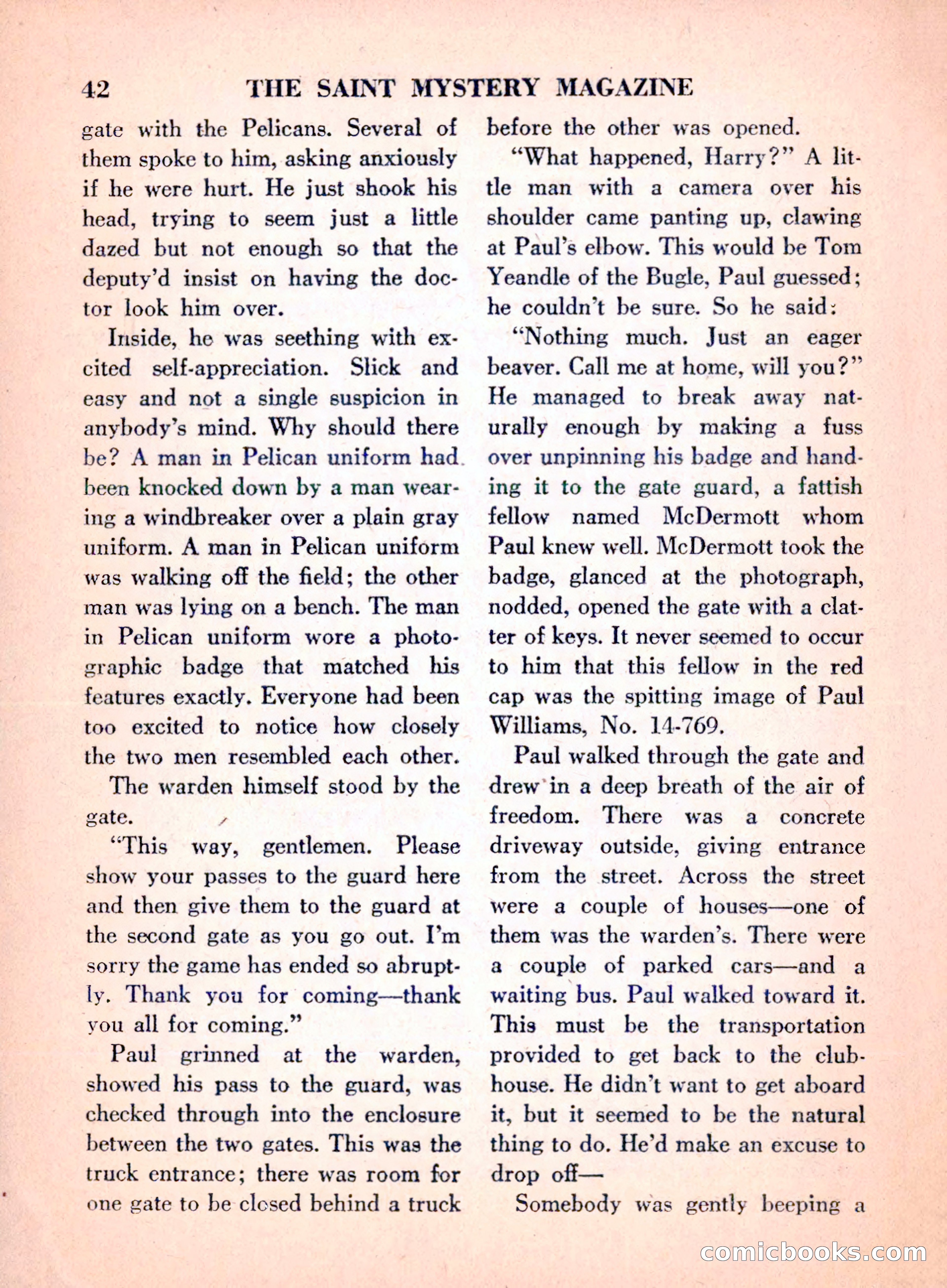 The Saint Mystery Magazine, April 1960 — page 44 of 132