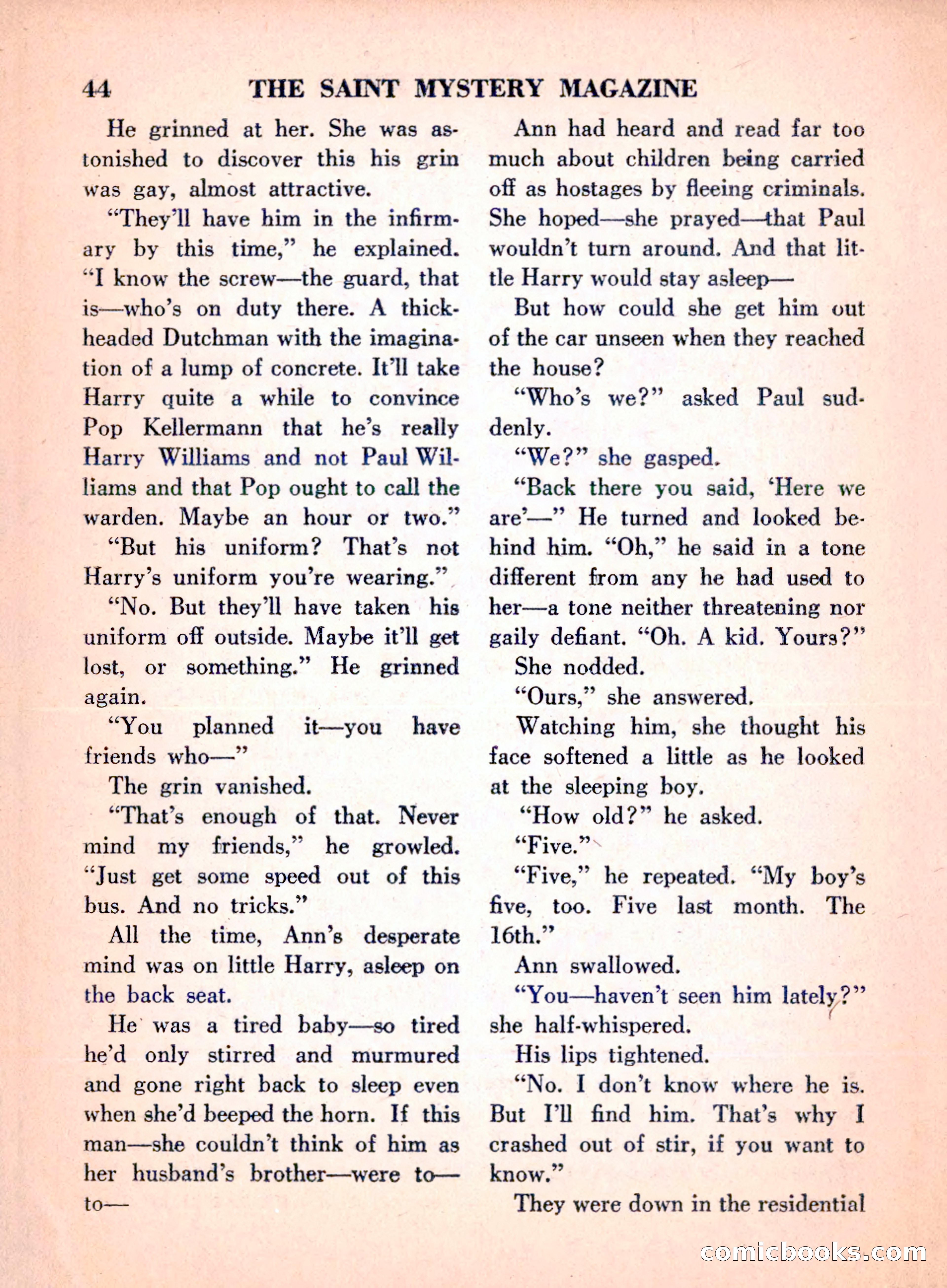 The Saint Mystery Magazine, April 1960 — page 46 of 132