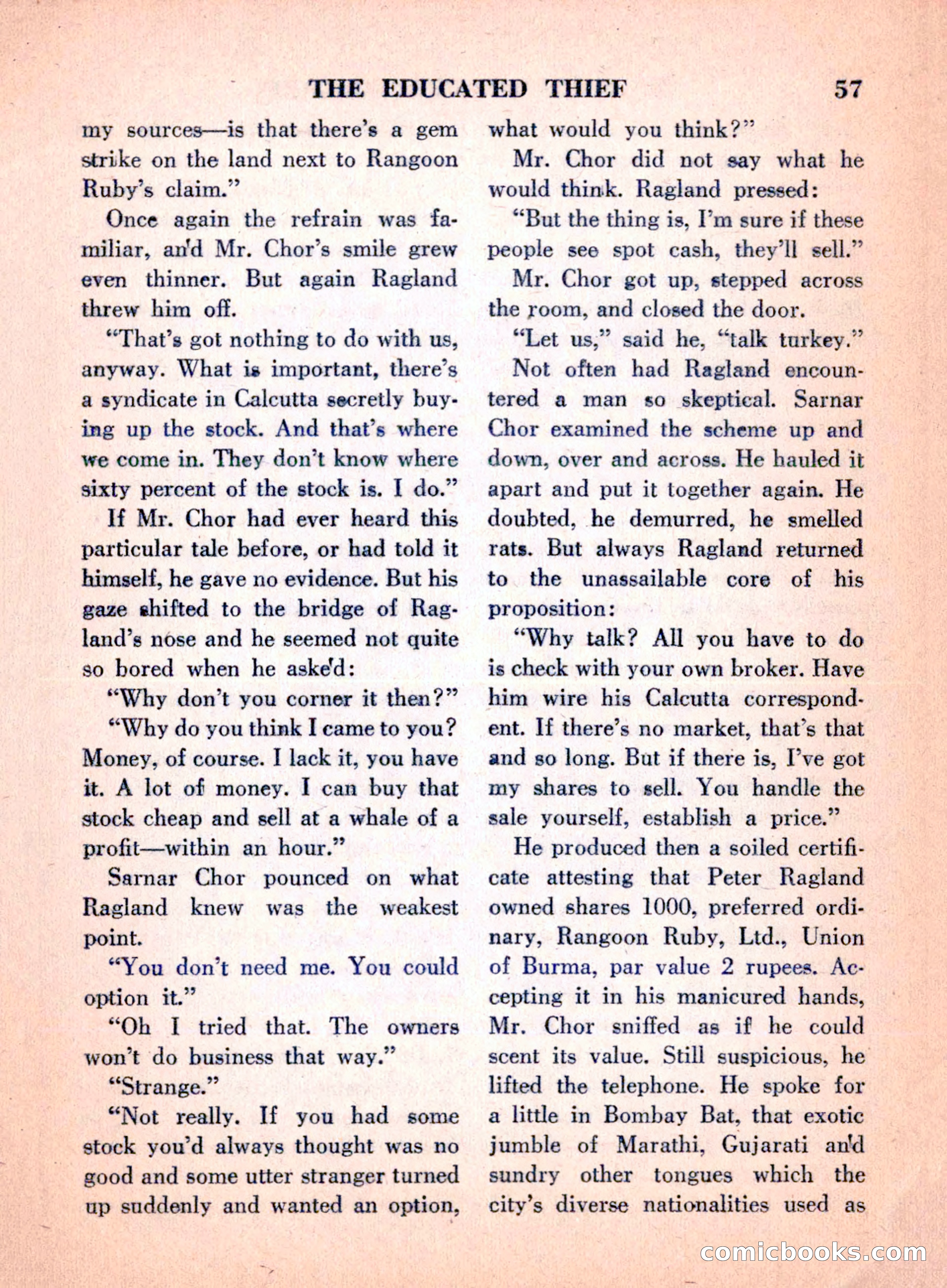 The Saint Mystery Magazine, April 1960 — page 59 of 132