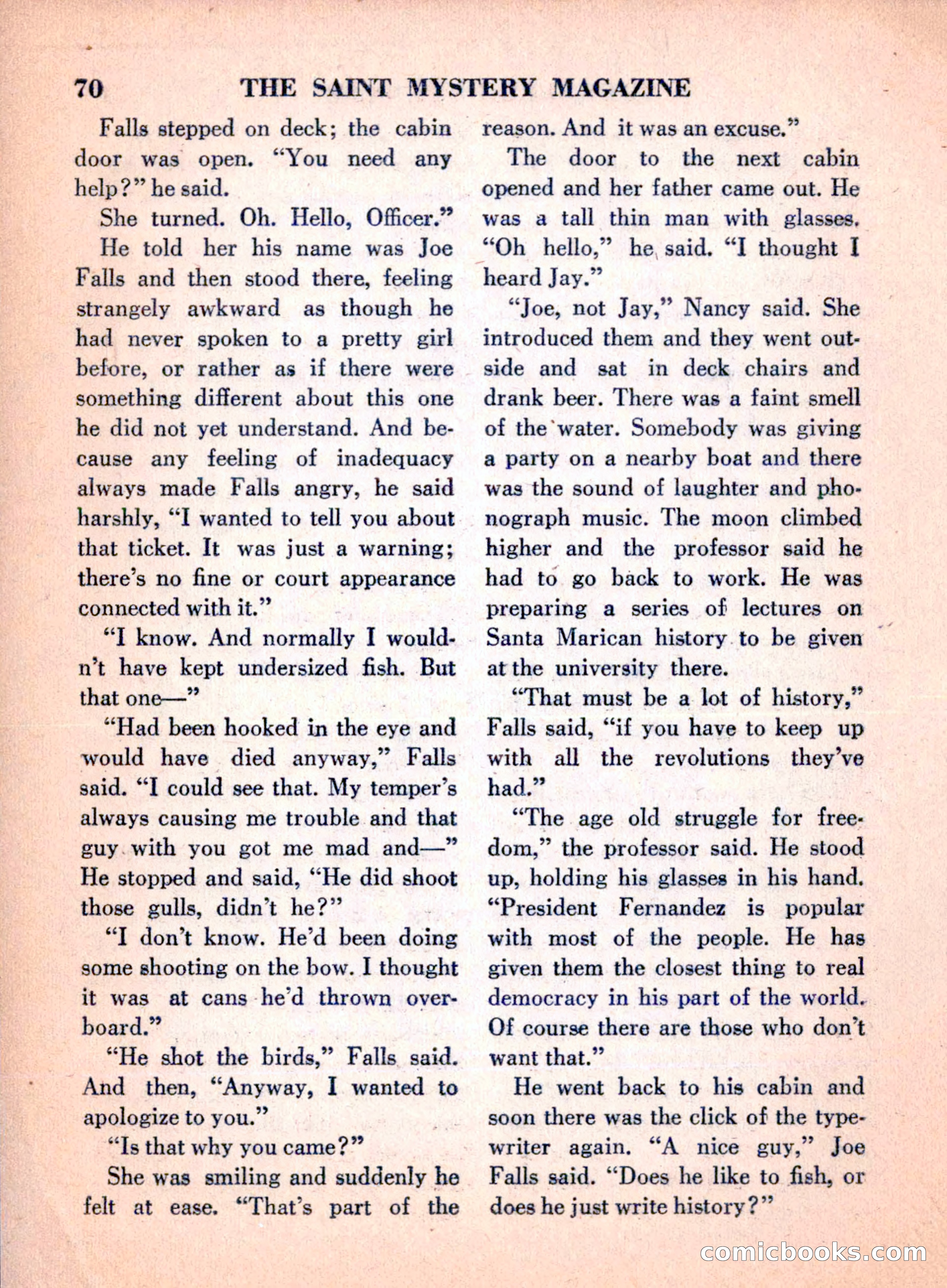 The Saint Mystery Magazine, April 1960 — page 72 of 132