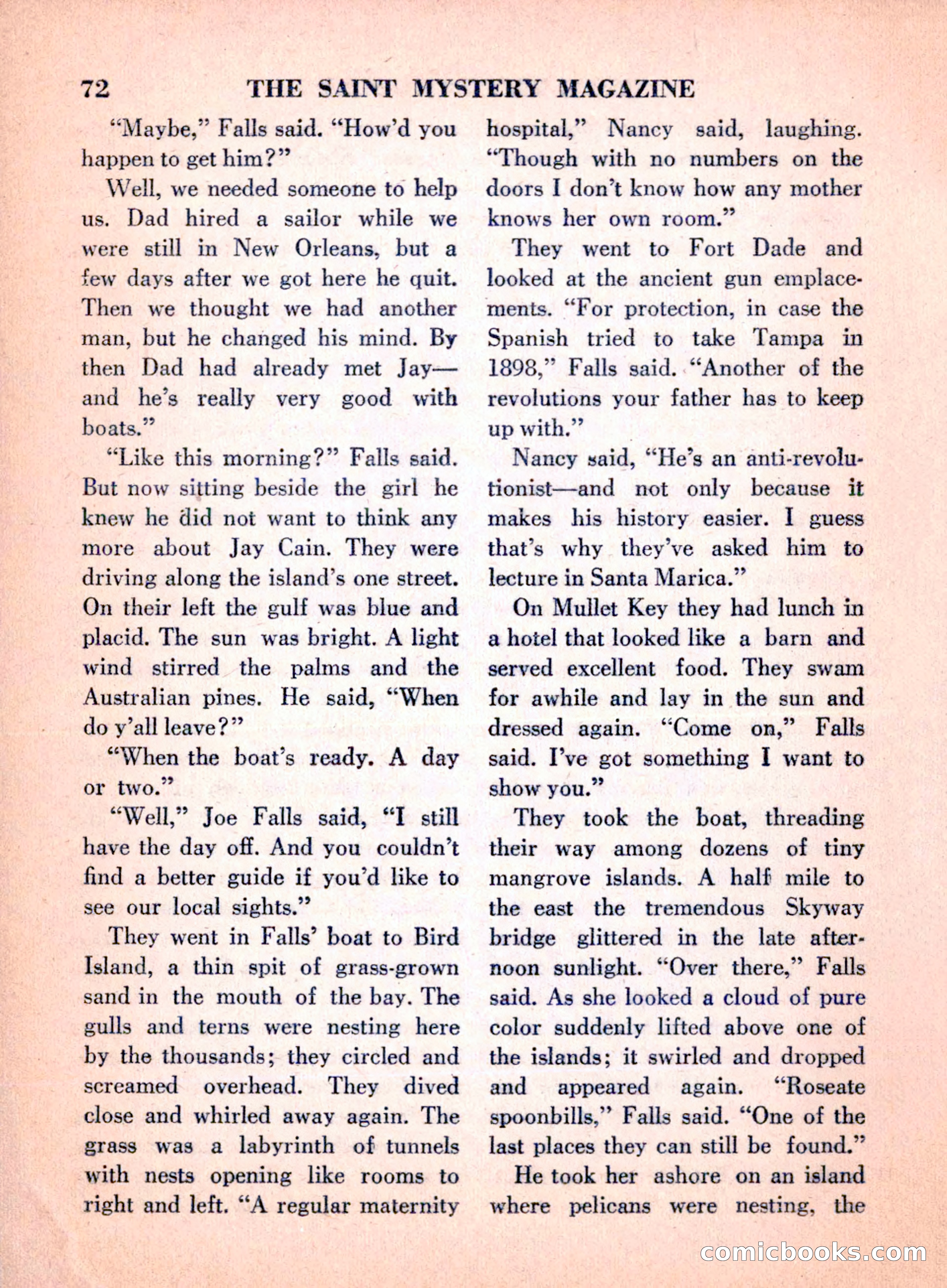 The Saint Mystery Magazine, April 1960 — page 74 of 132