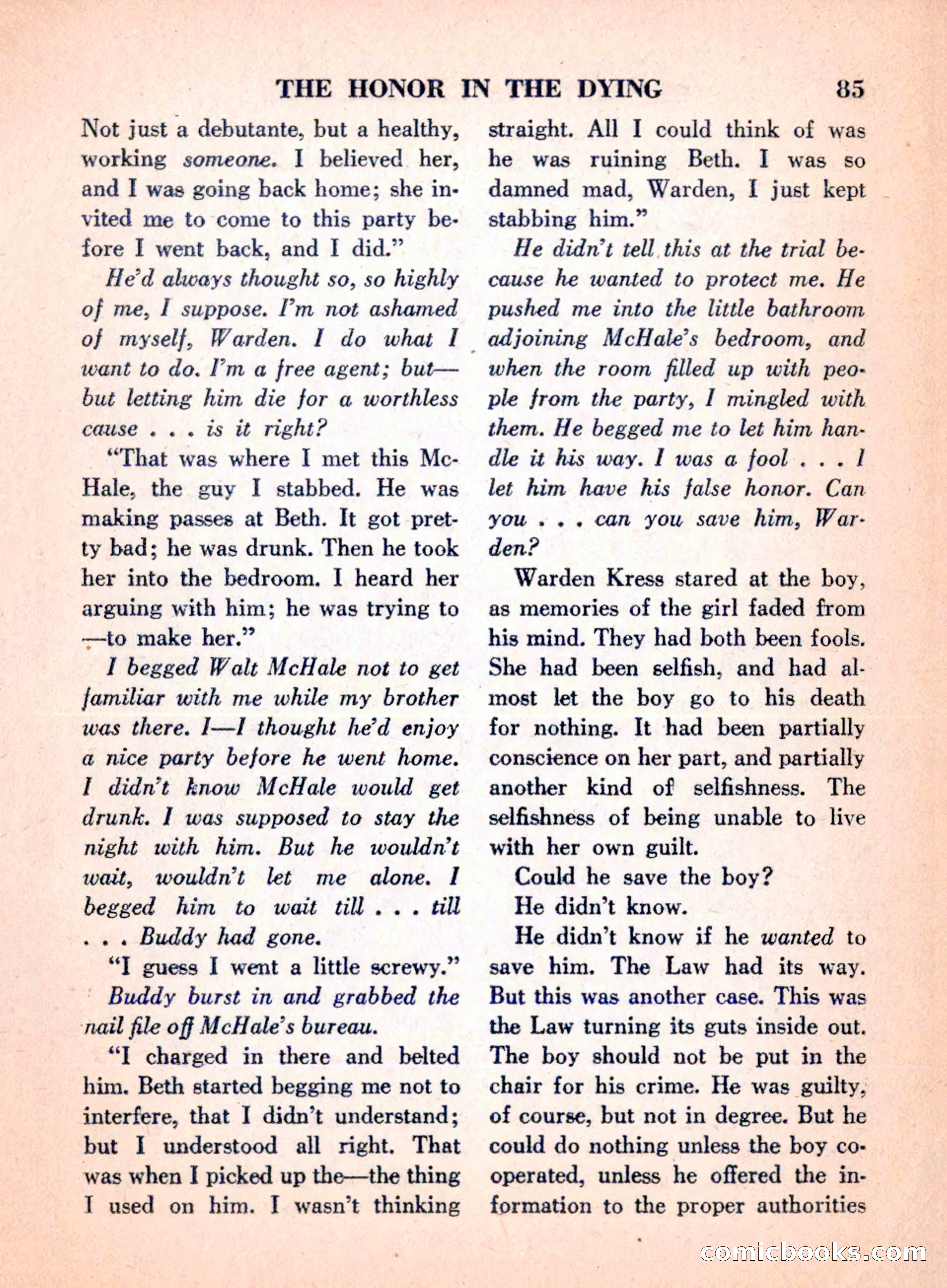 The Saint Mystery Magazine, April 1960 — page 87 of 132