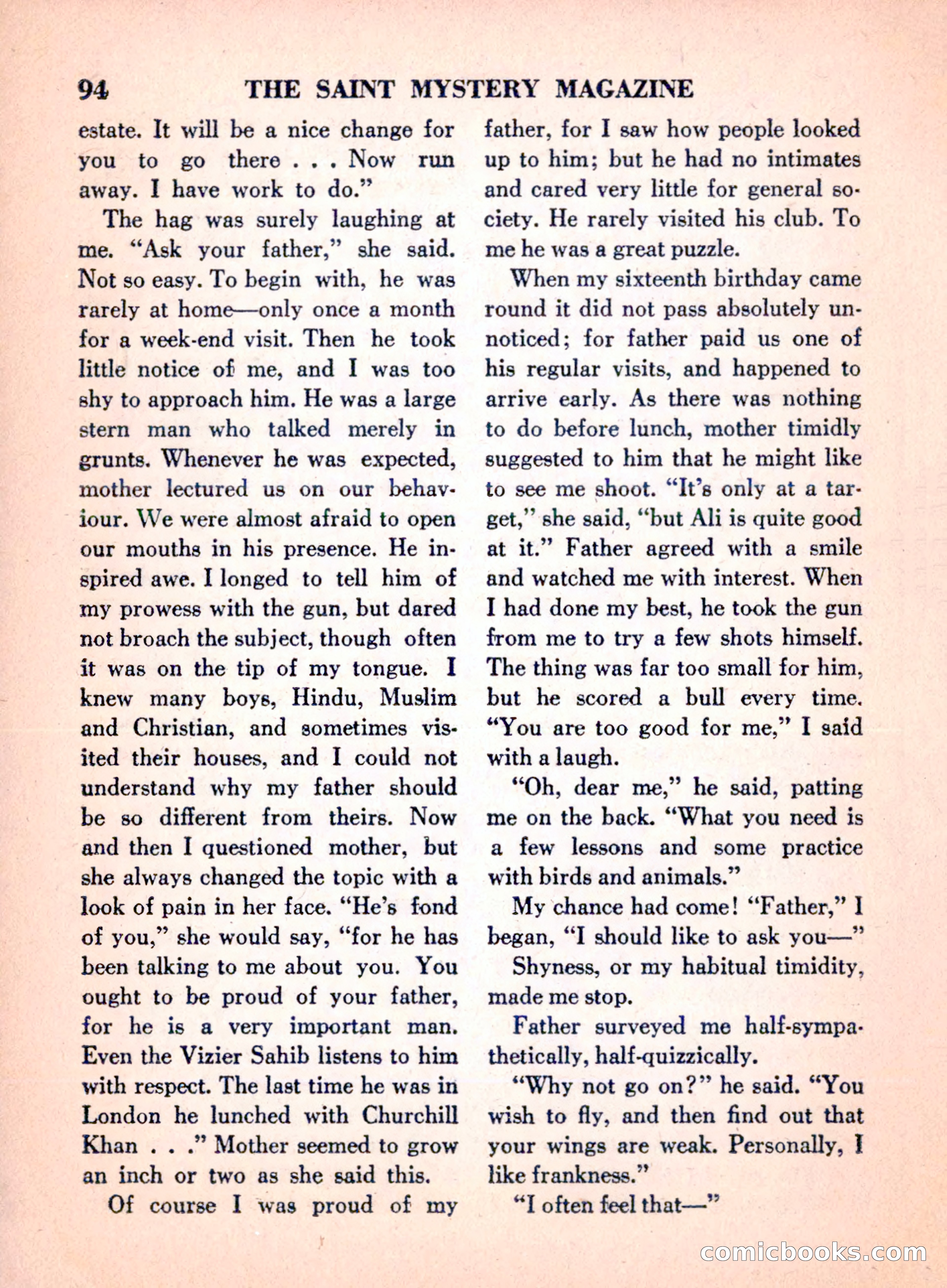 The Saint Mystery Magazine, April 1960 — page 96 of 132