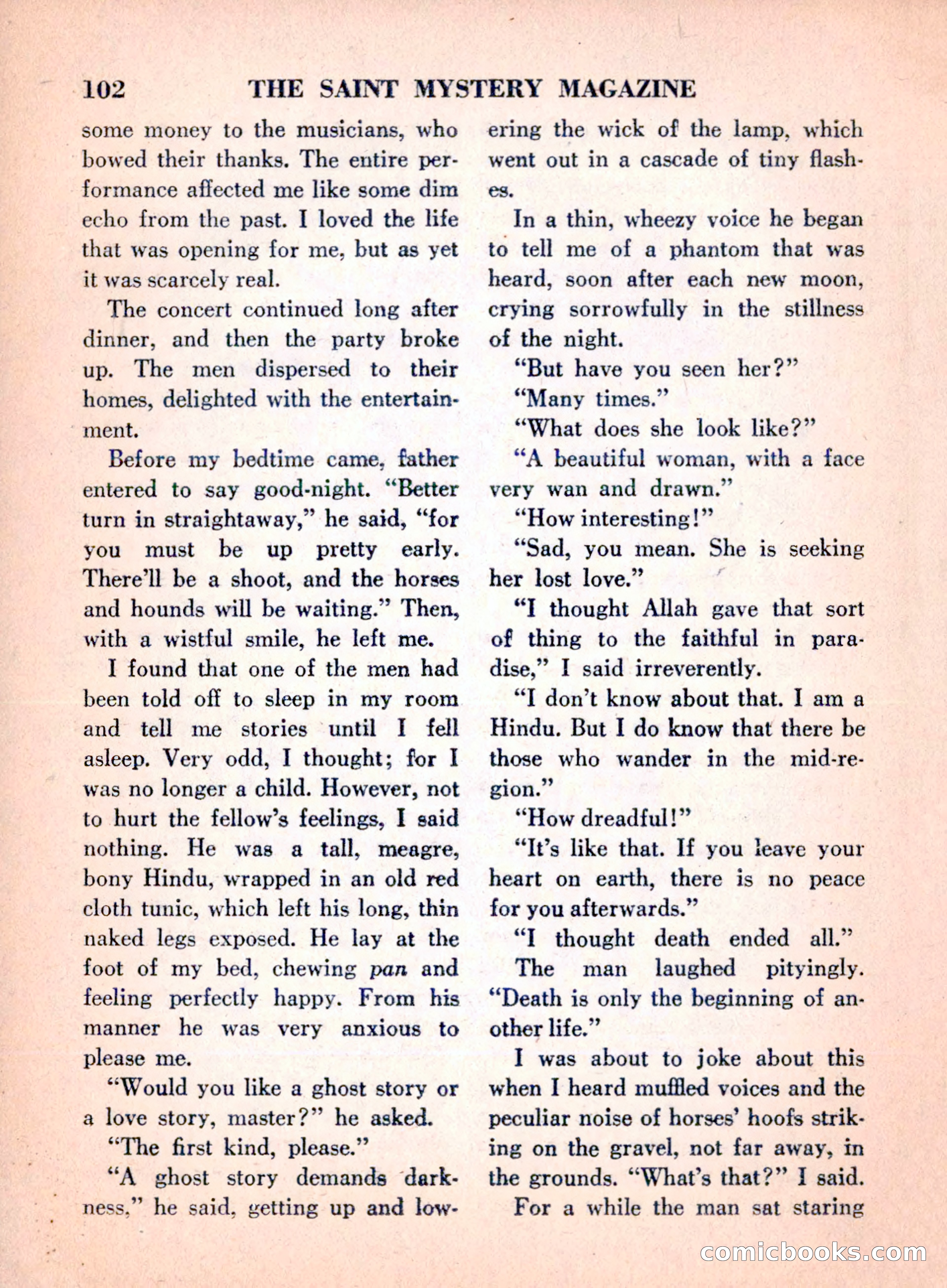 The Saint Mystery Magazine, April 1960 — page 104 of 132