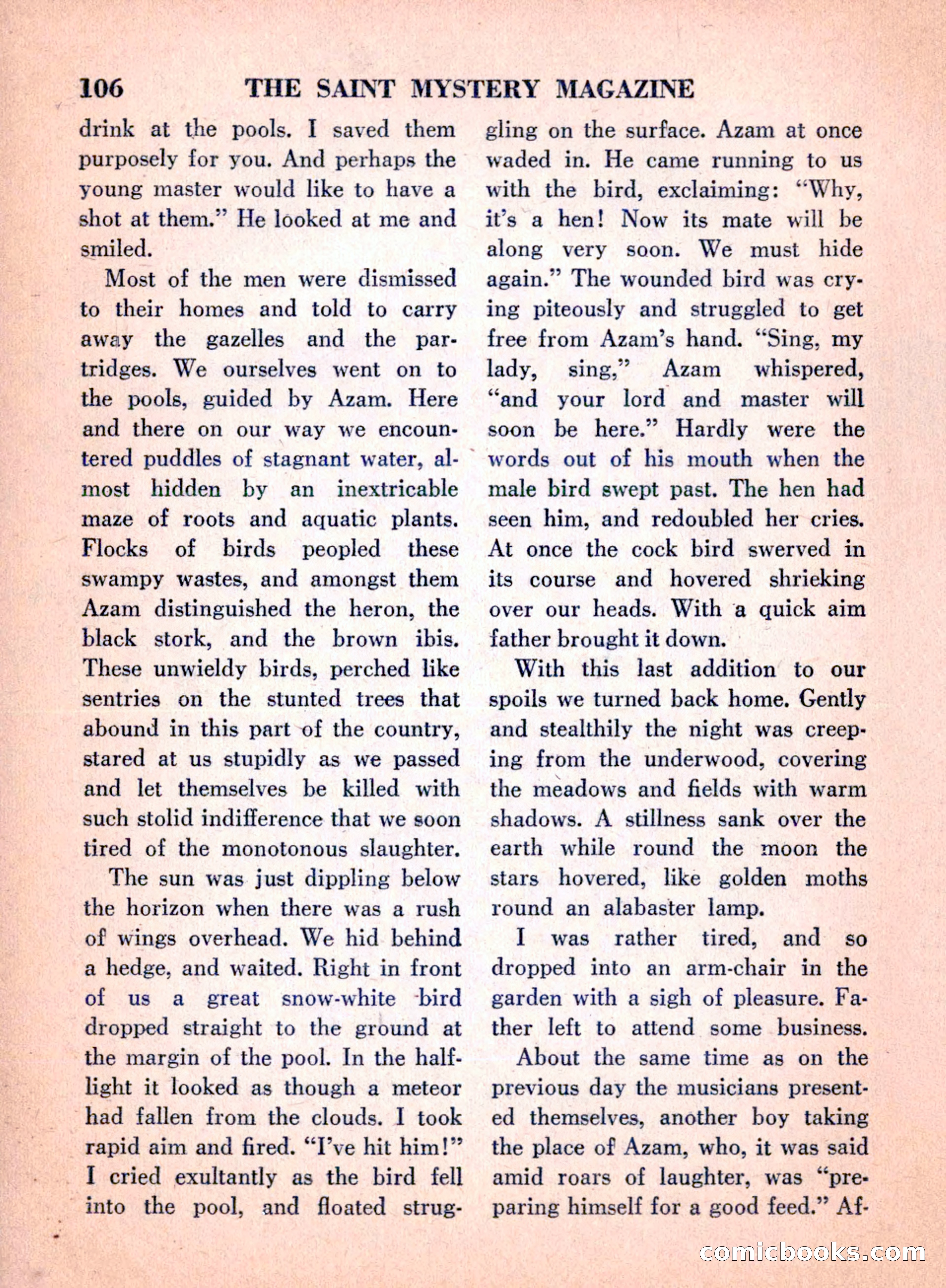 The Saint Mystery Magazine, April 1960 — page 108 of 132