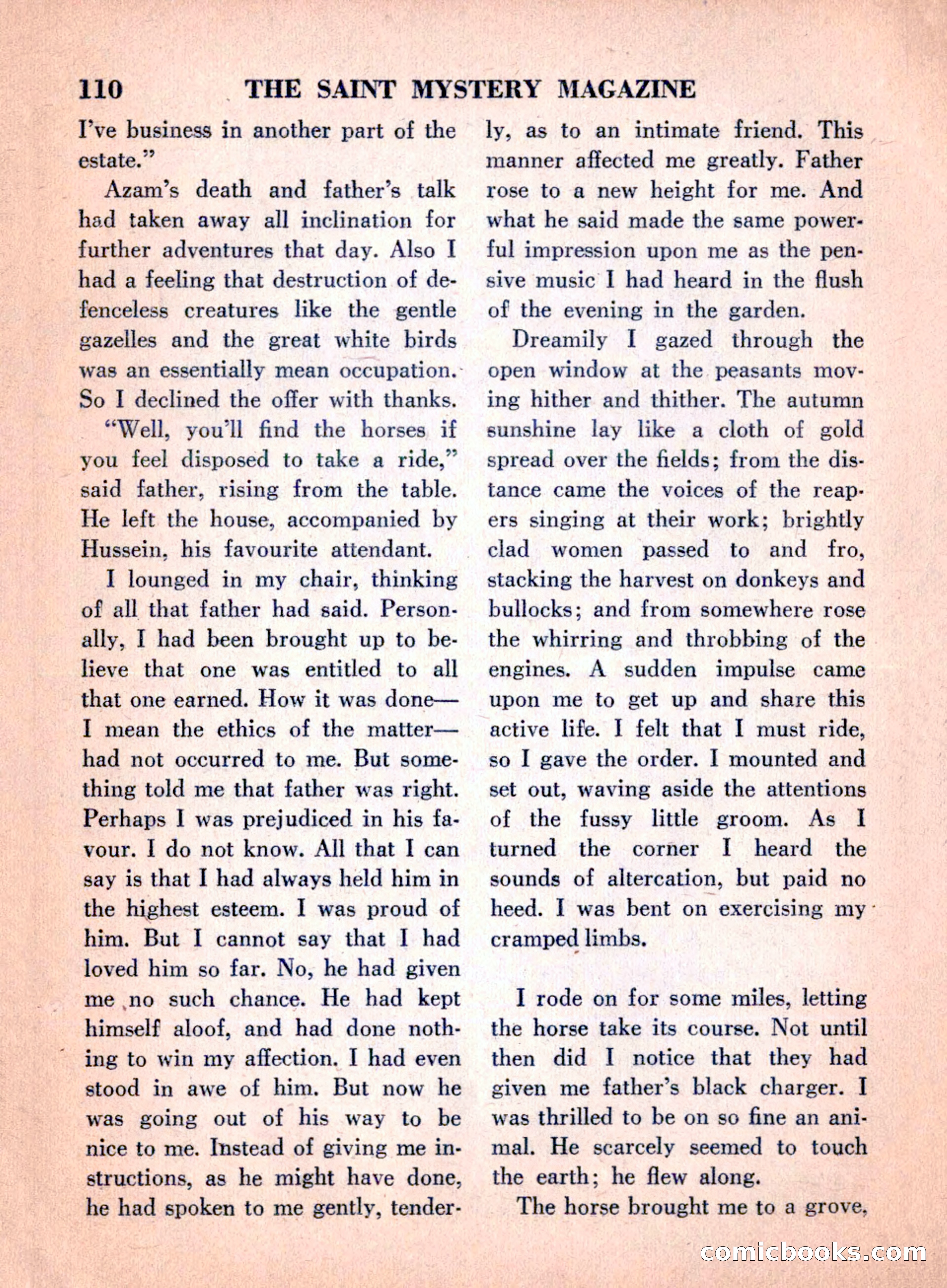 The Saint Mystery Magazine, April 1960 — page 112 of 132