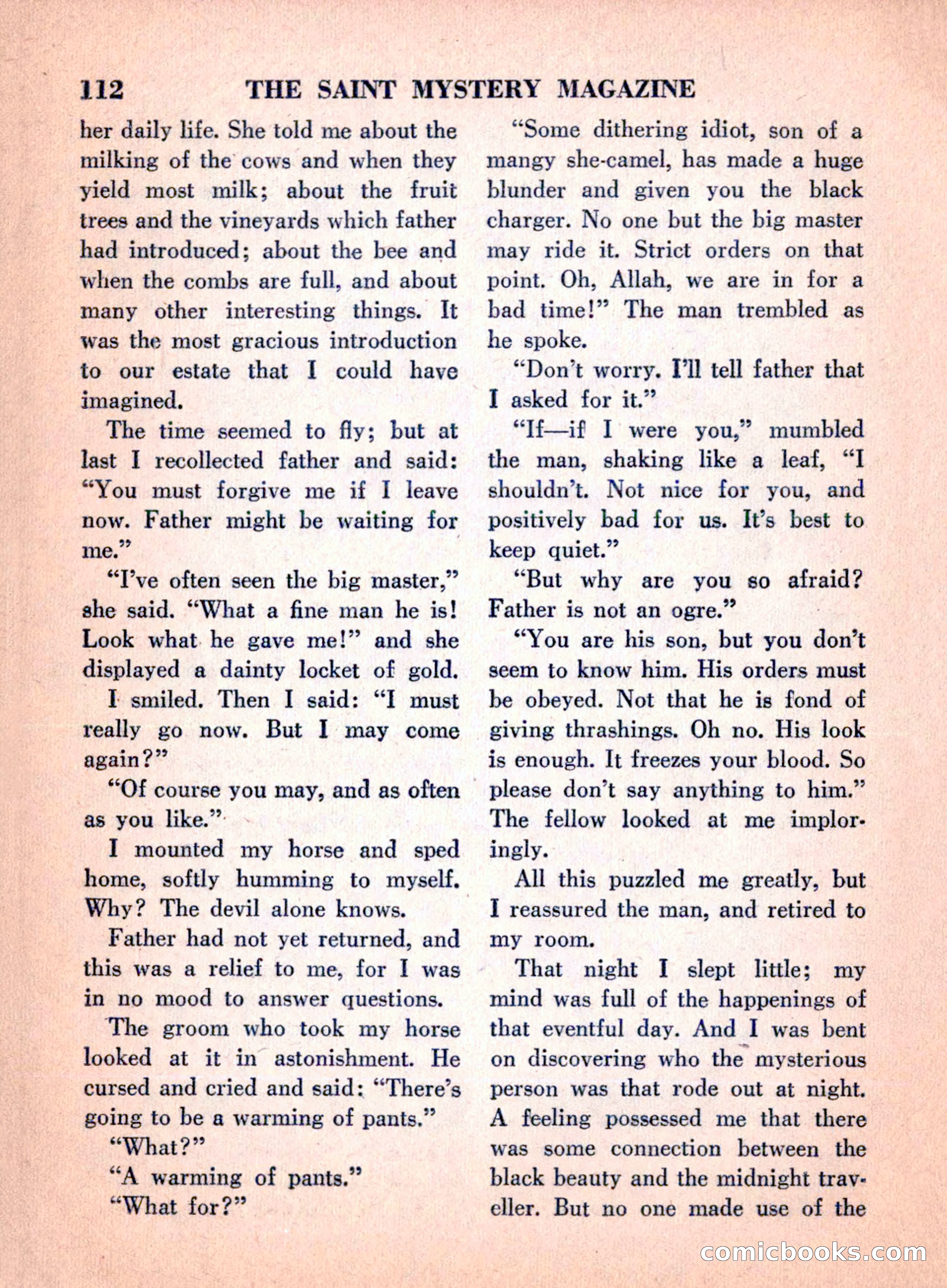 The Saint Mystery Magazine, April 1960 — page 114 of 132