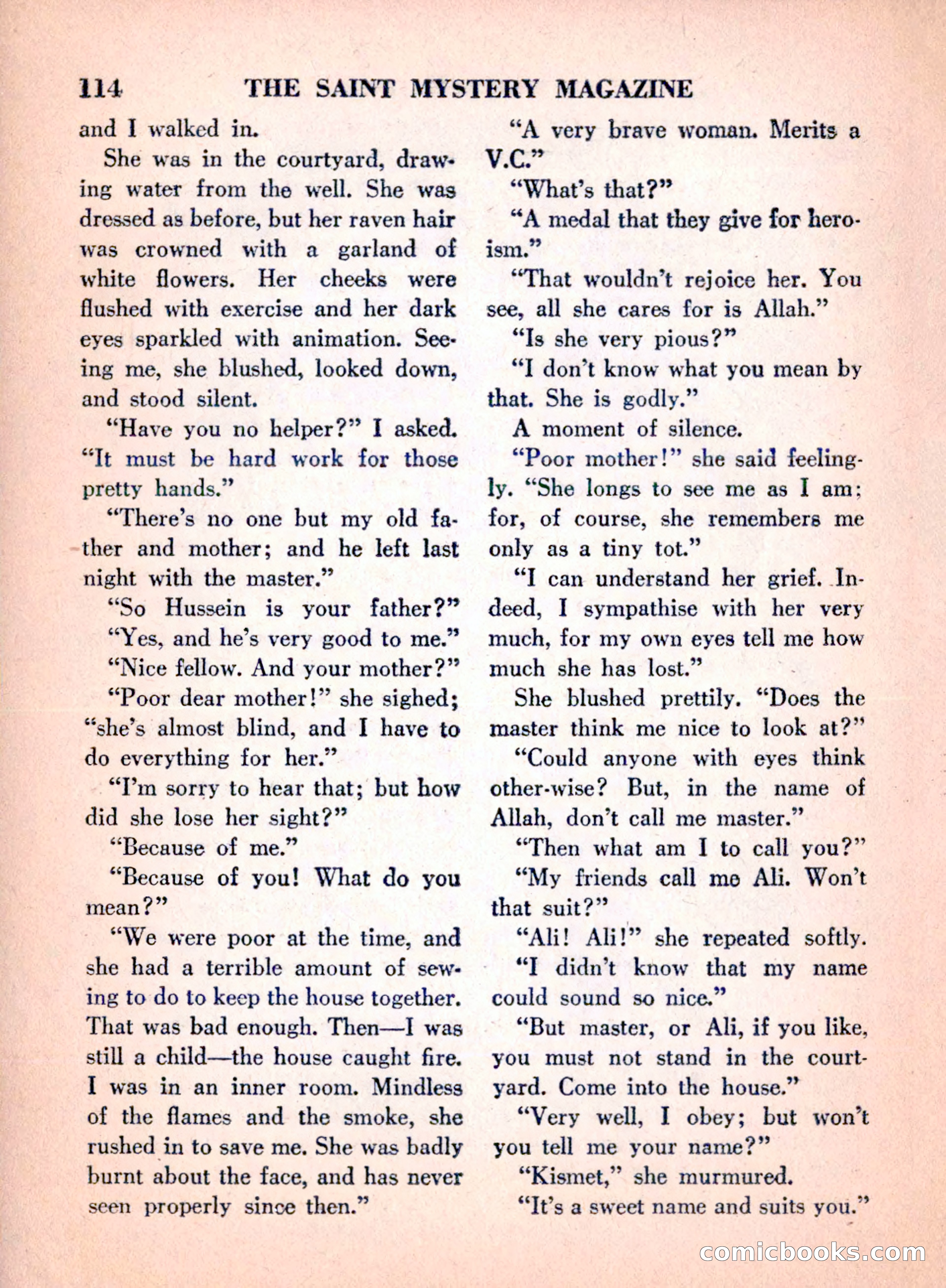 The Saint Mystery Magazine, April 1960 — page 116 of 132