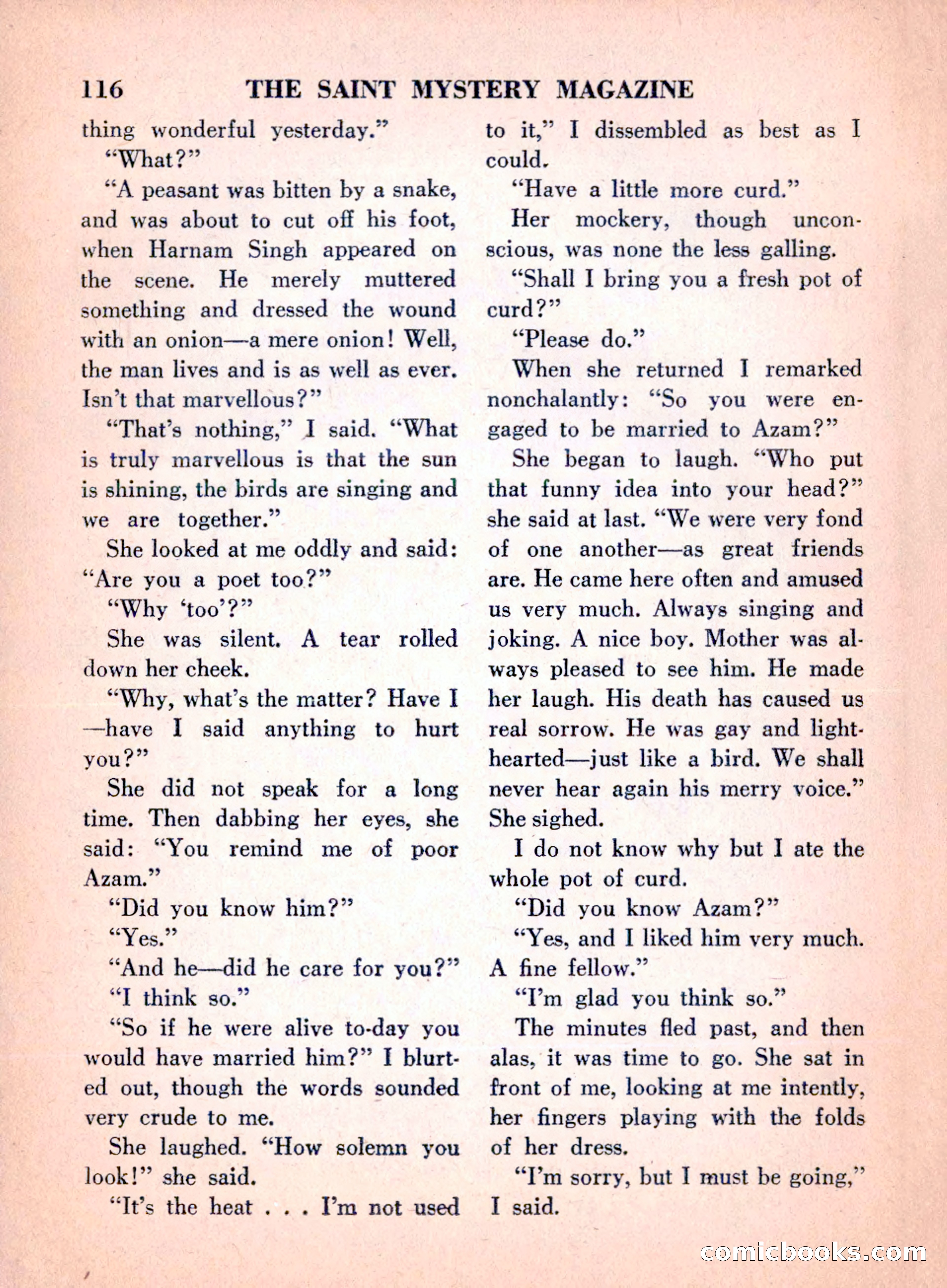 The Saint Mystery Magazine, April 1960 — page 118 of 132