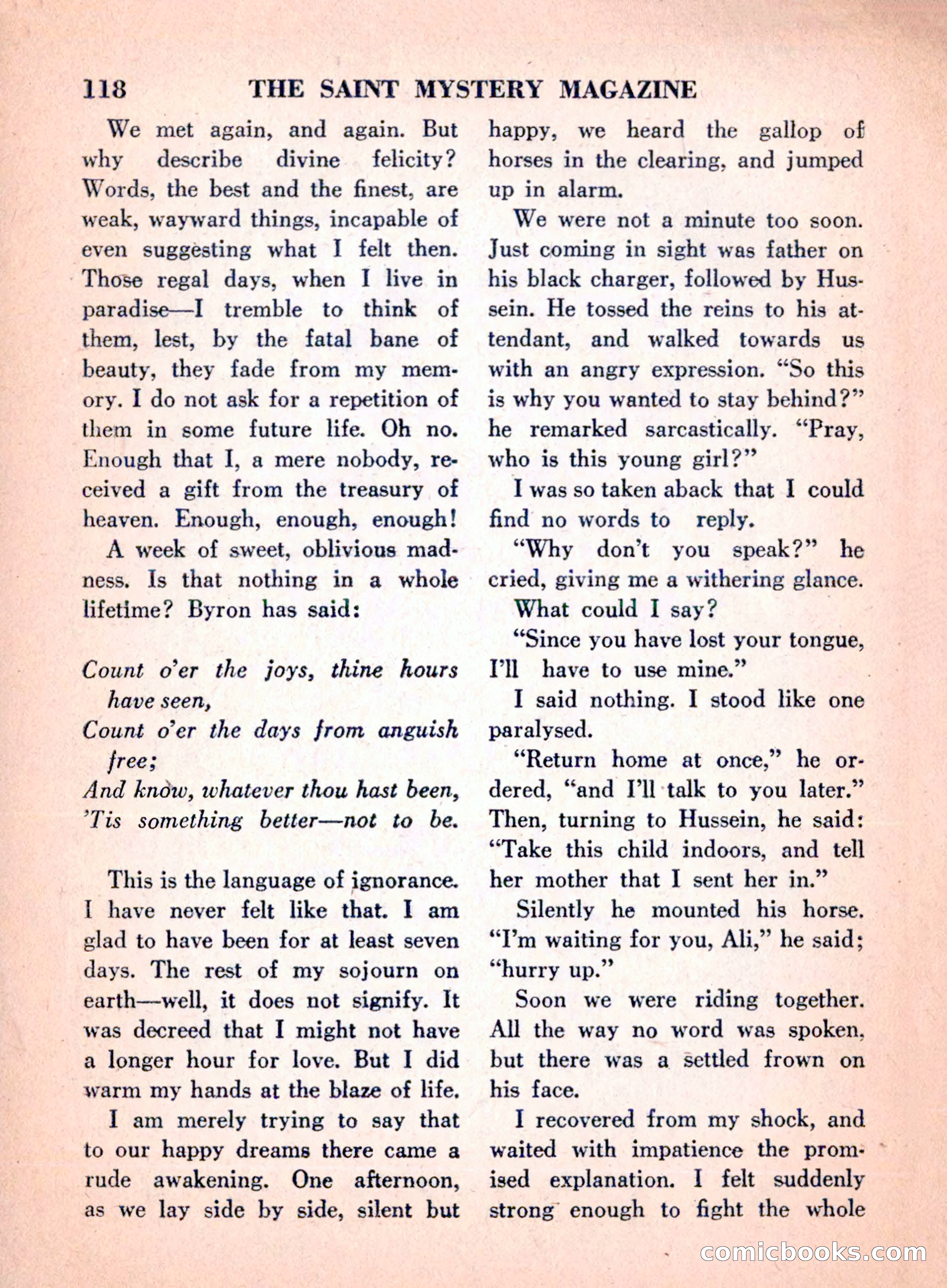 The Saint Mystery Magazine, April 1960 — page 120 of 132
