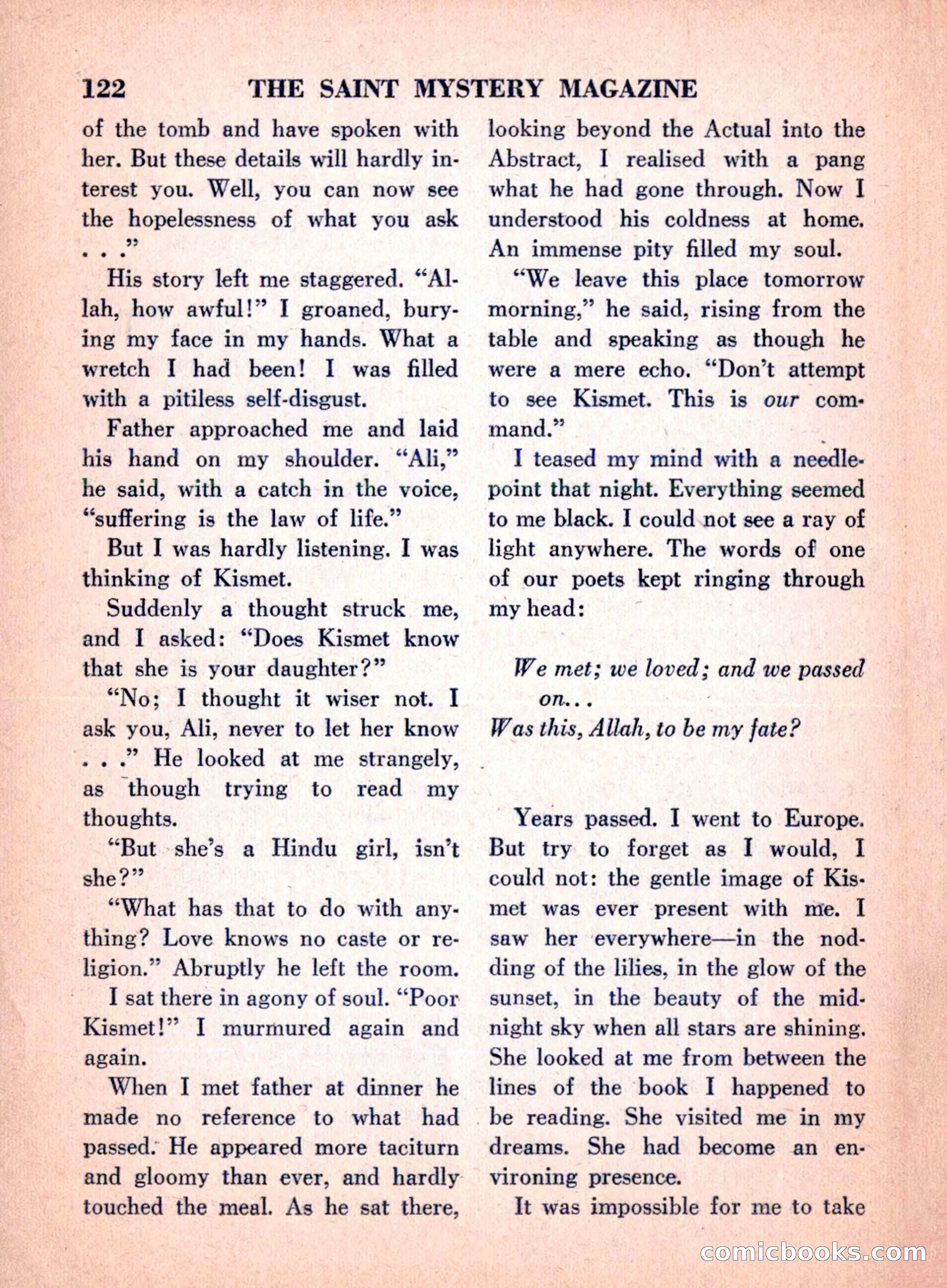 The Saint Mystery Magazine, April 1960 — page 124 of 132