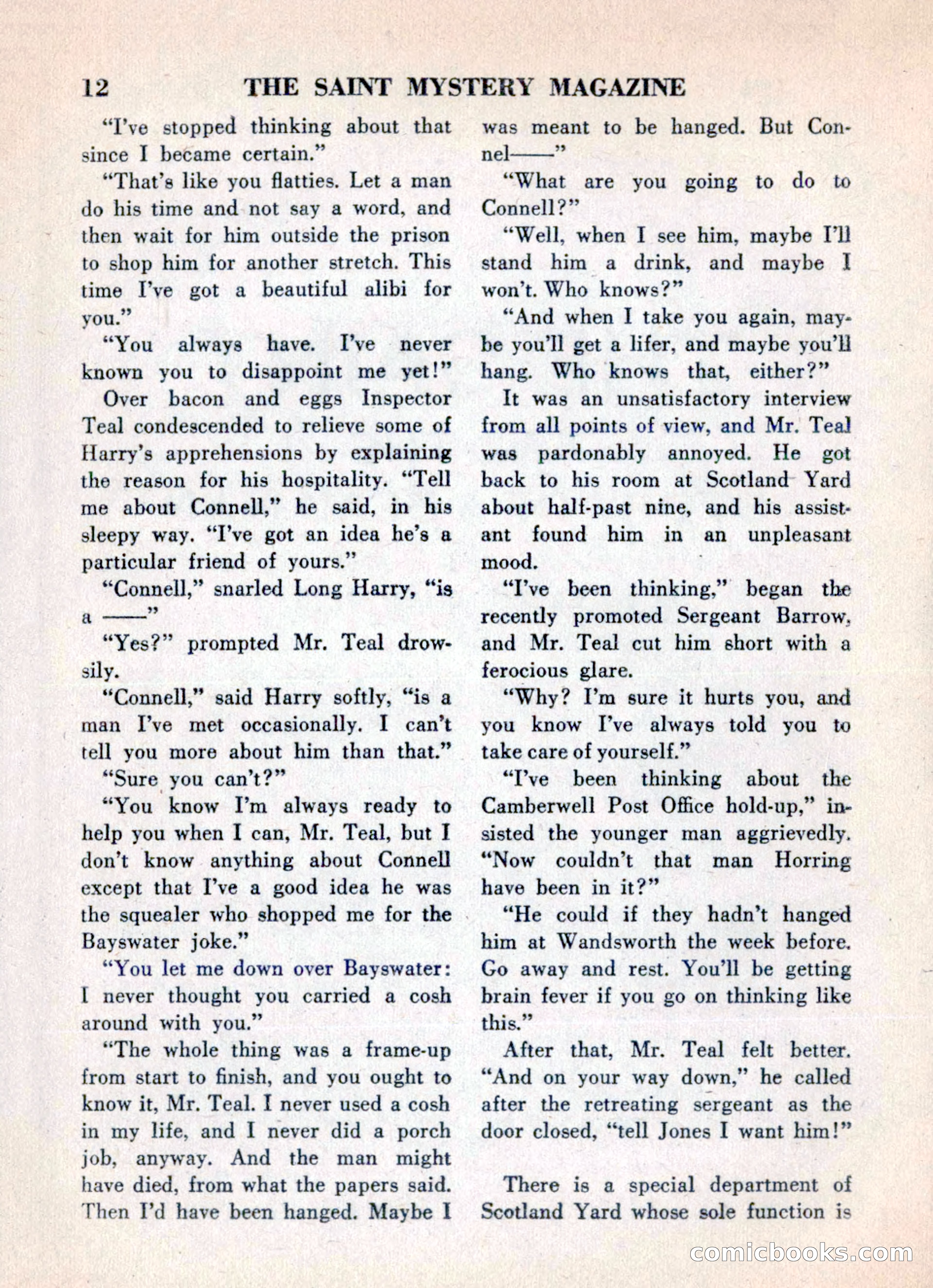The Saint Mystery Magazine, May 1960 — page 14 of 132