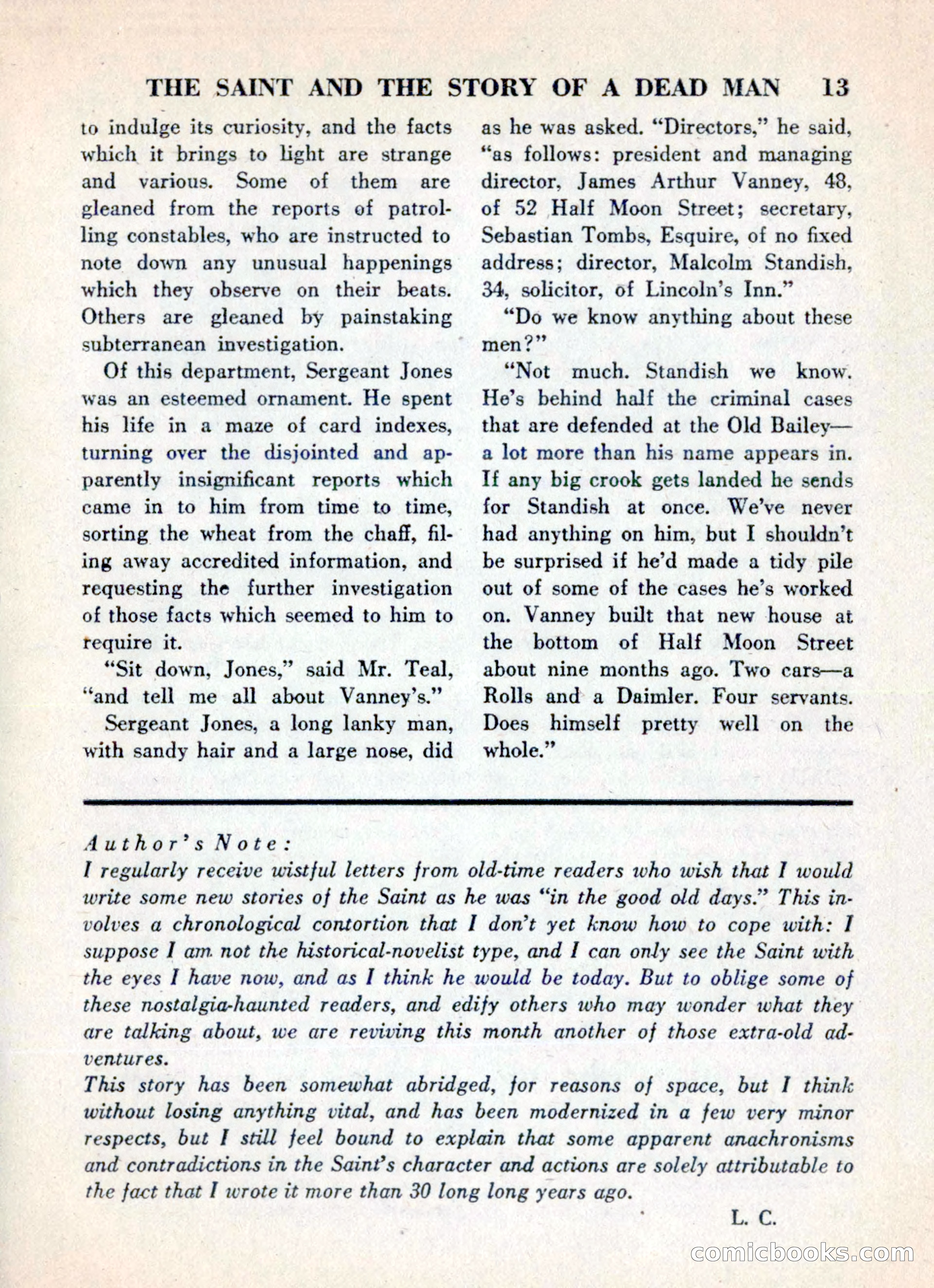 The Saint Mystery Magazine, May 1960 — page 15 of 132