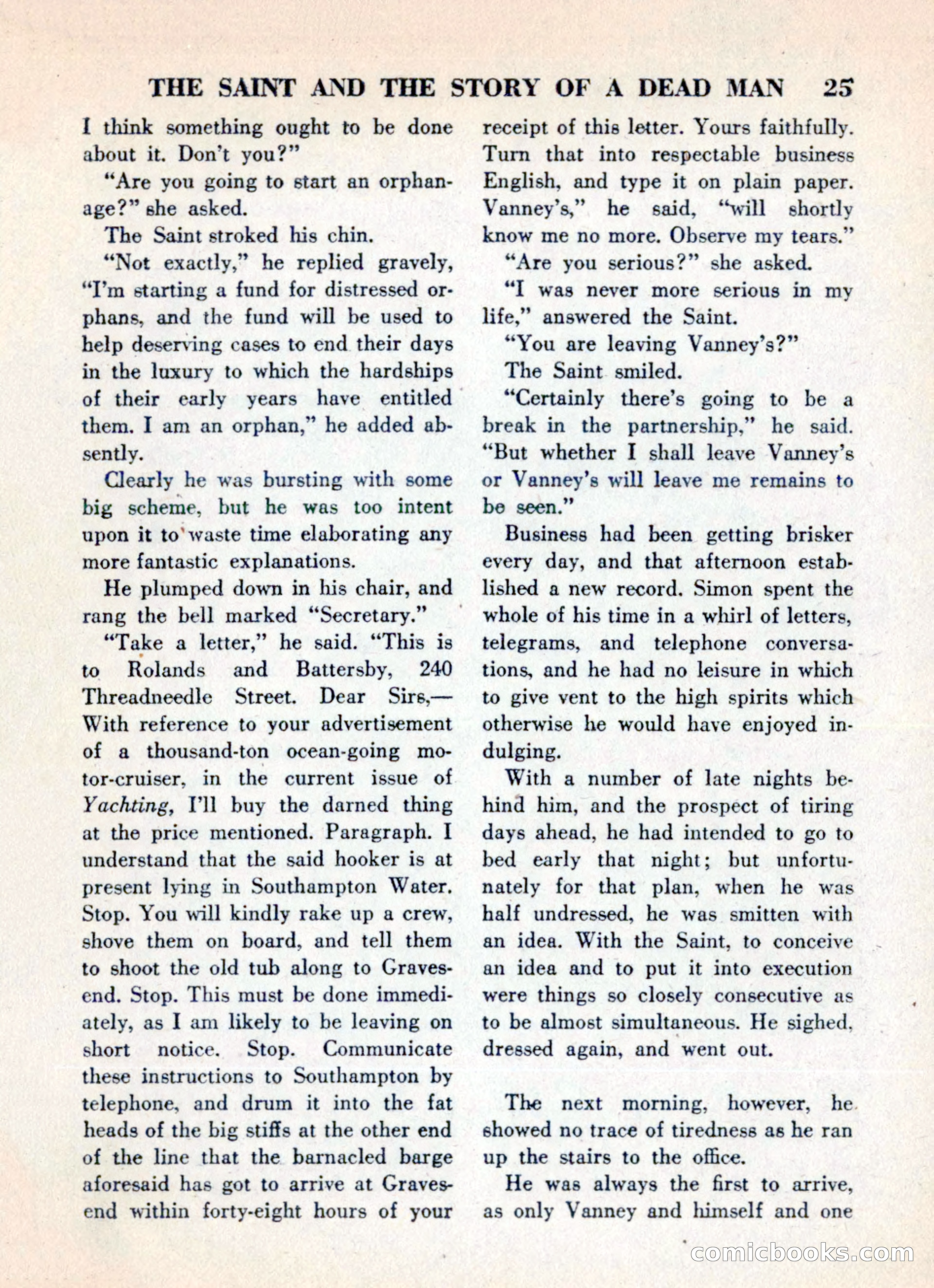 The Saint Mystery Magazine, May 1960 — page 27 of 132