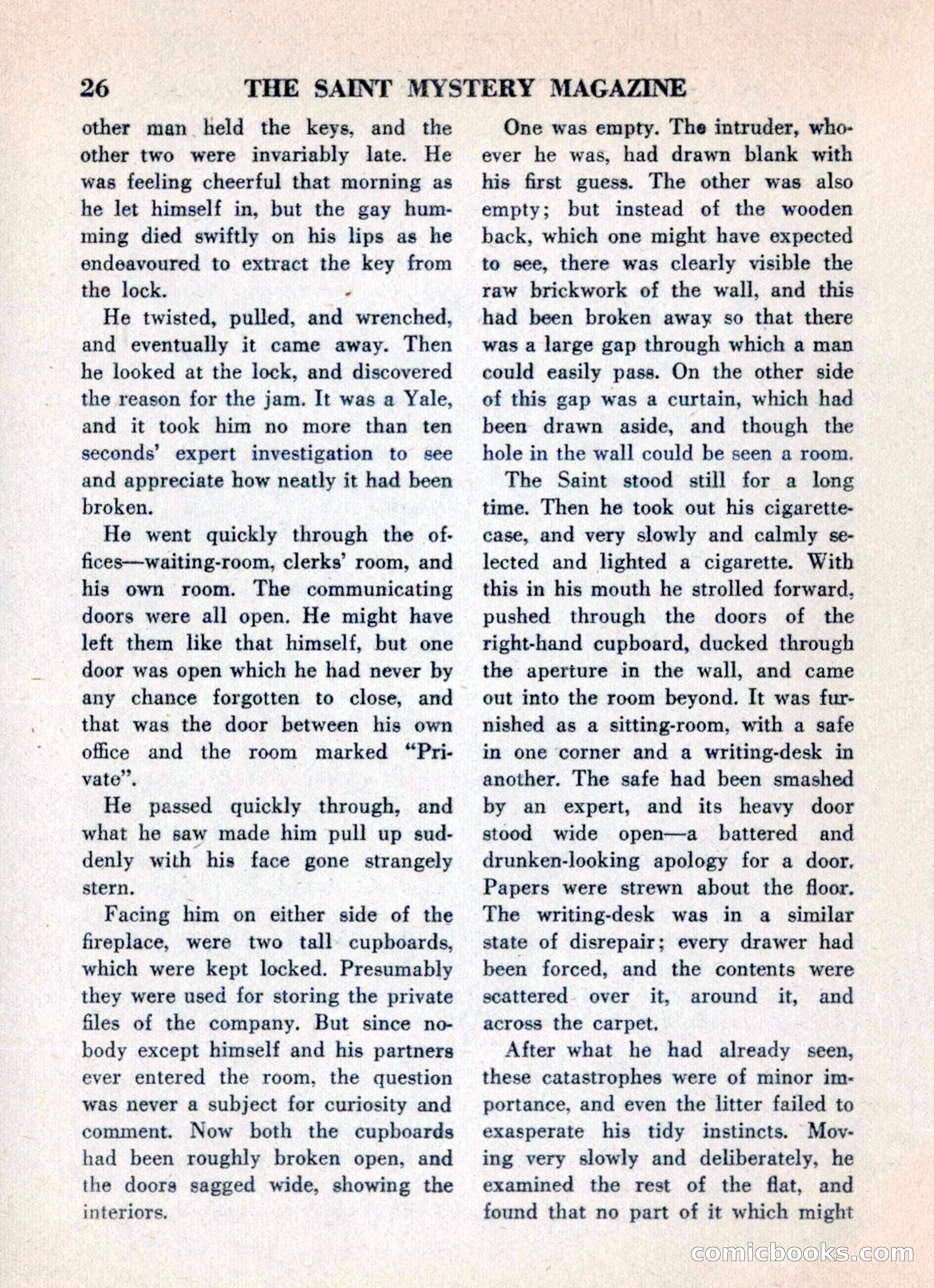 The Saint Mystery Magazine, May 1960 — page 28 of 132