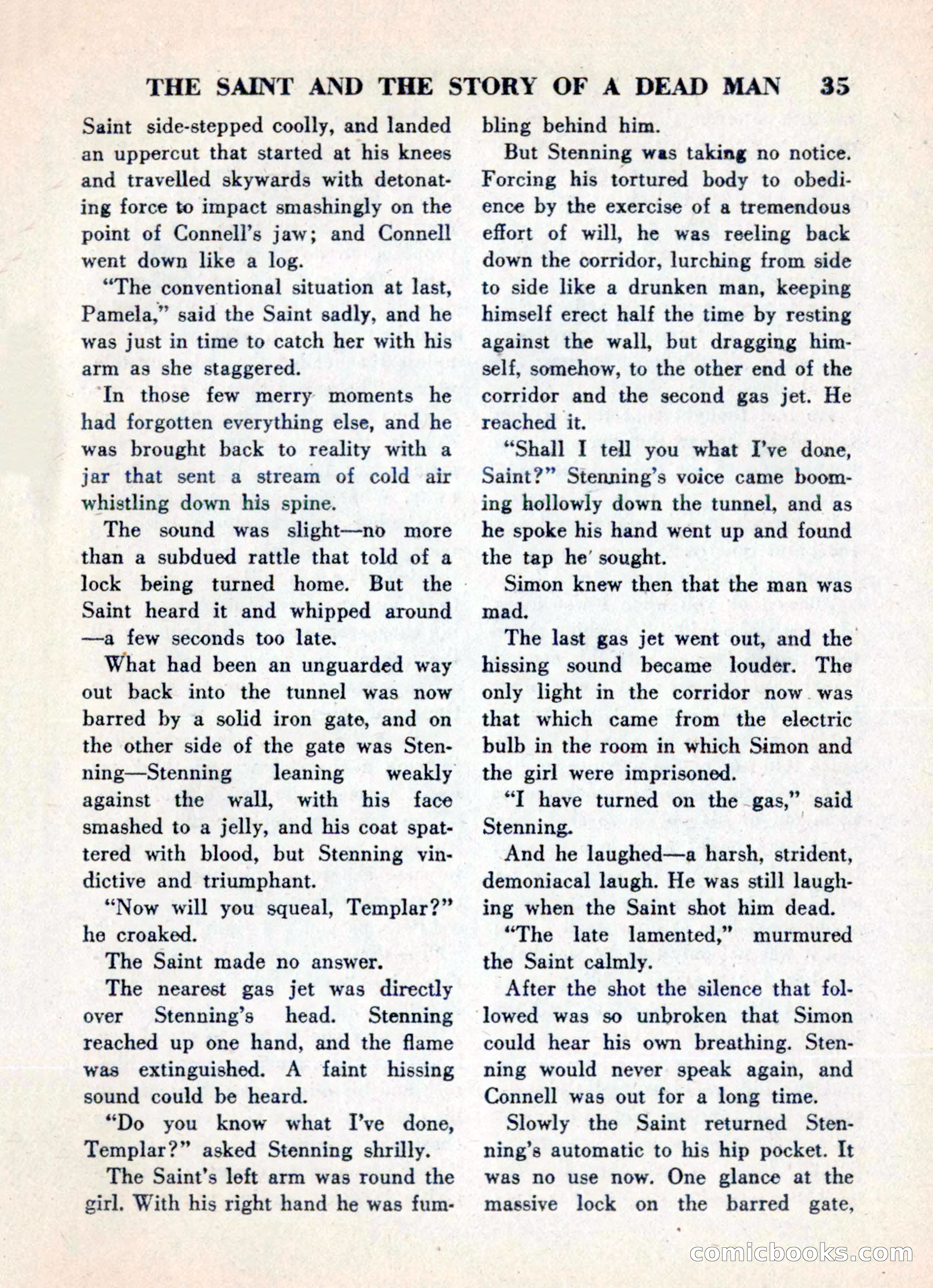 The Saint Mystery Magazine, May 1960 — page 37 of 132
