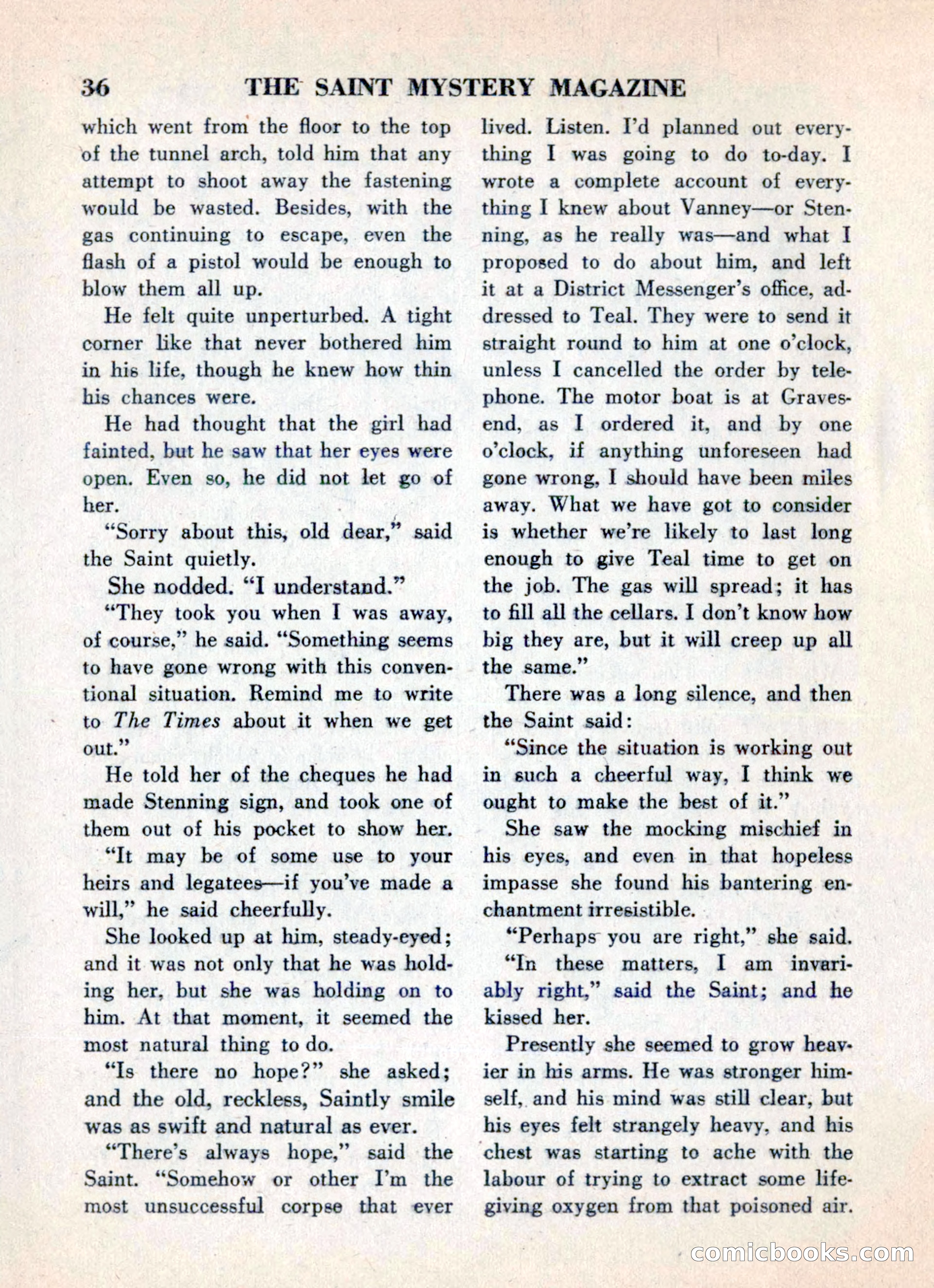 The Saint Mystery Magazine, May 1960 — page 38 of 132