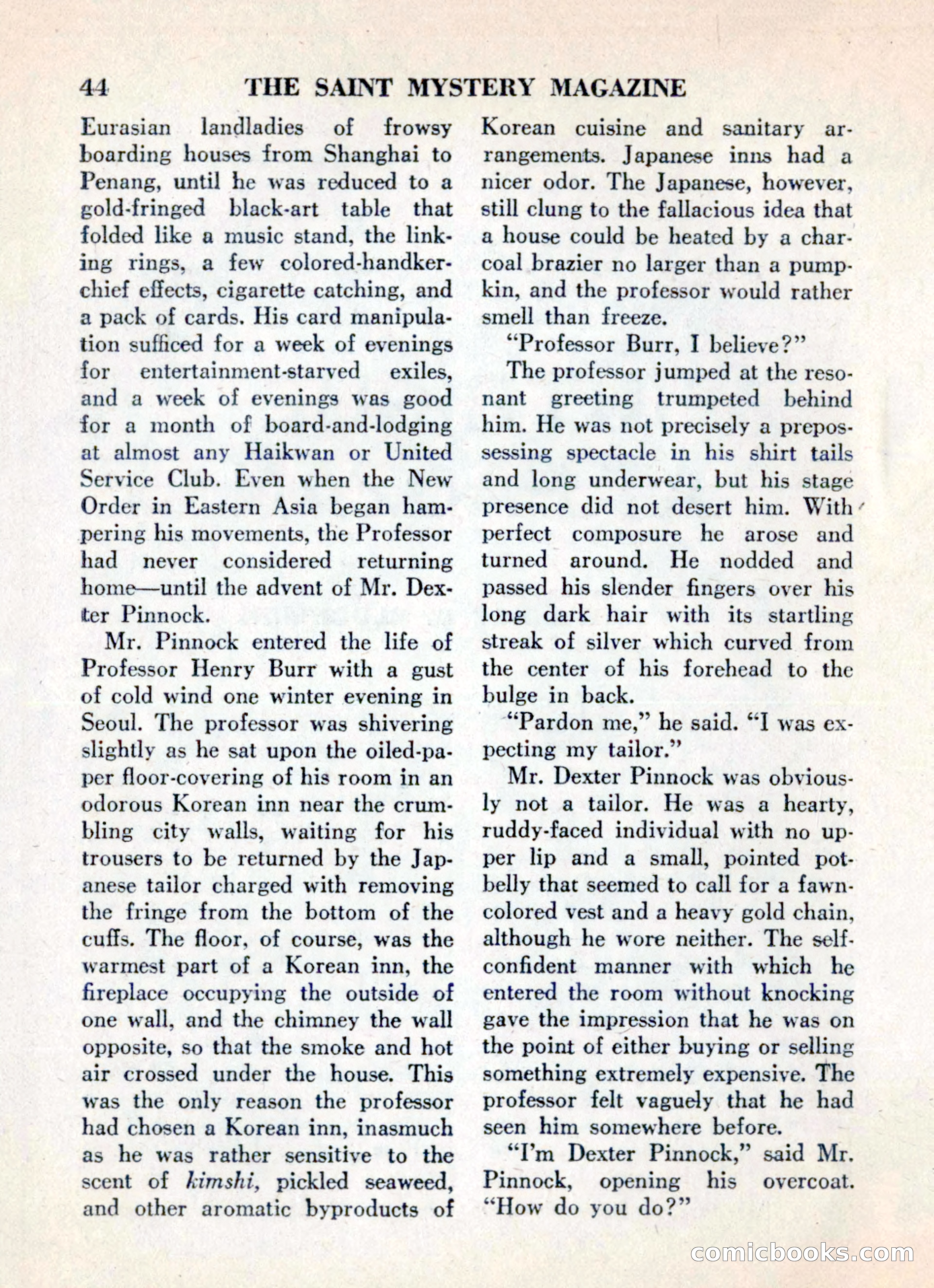The Saint Mystery Magazine, May 1960 — page 46 of 132