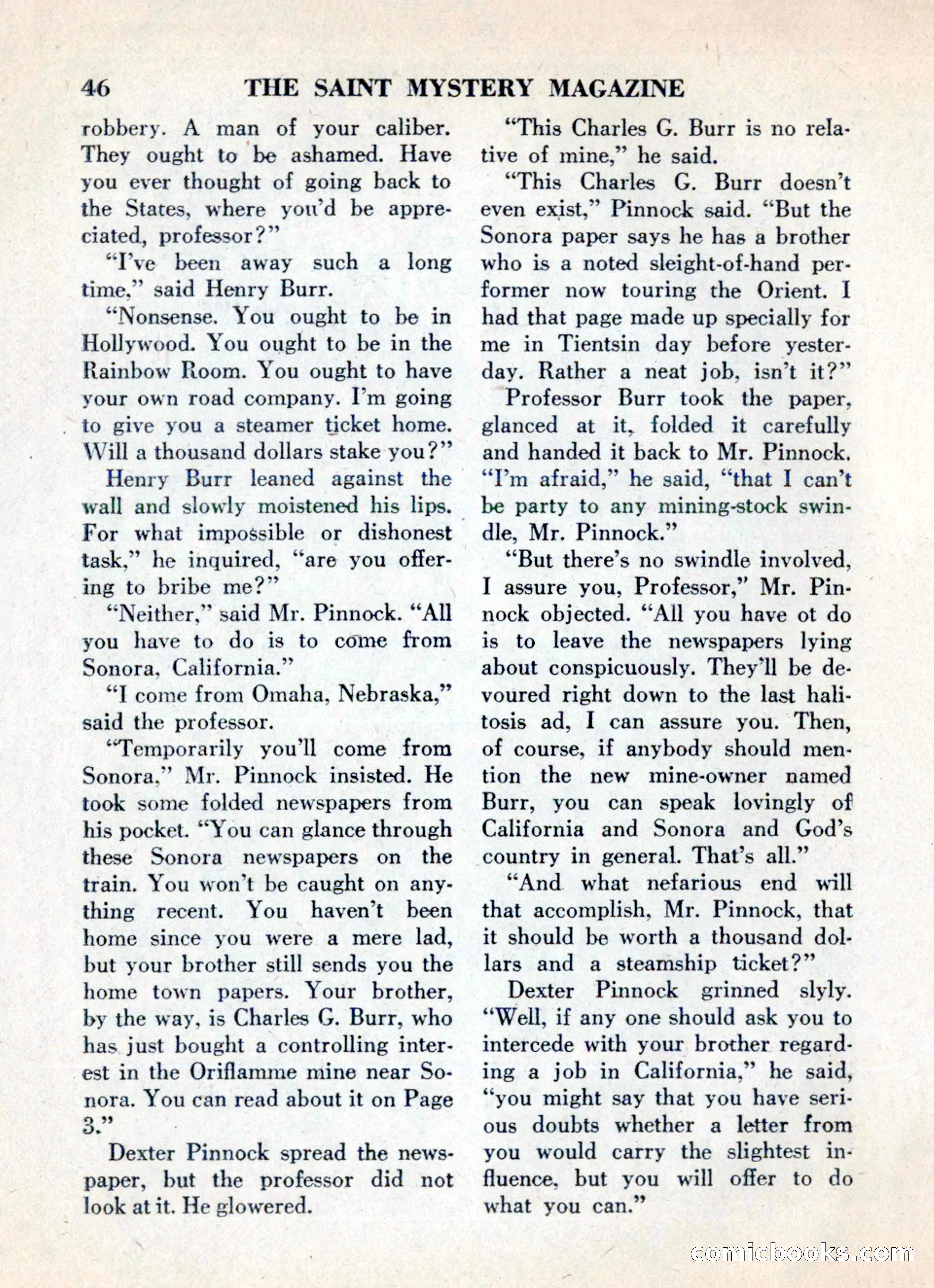 The Saint Mystery Magazine, May 1960 — page 48 of 132