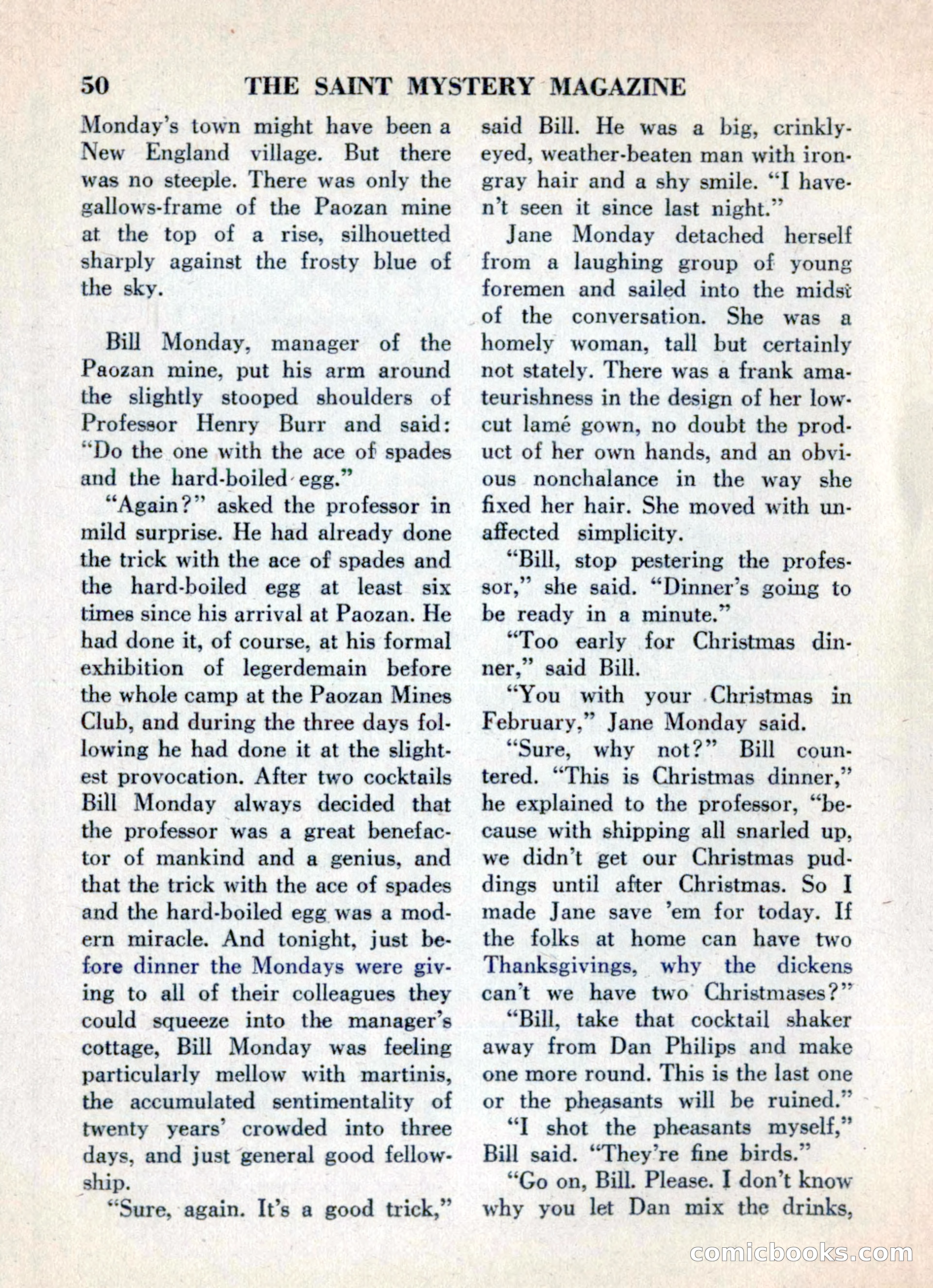The Saint Mystery Magazine, May 1960 — page 52 of 132