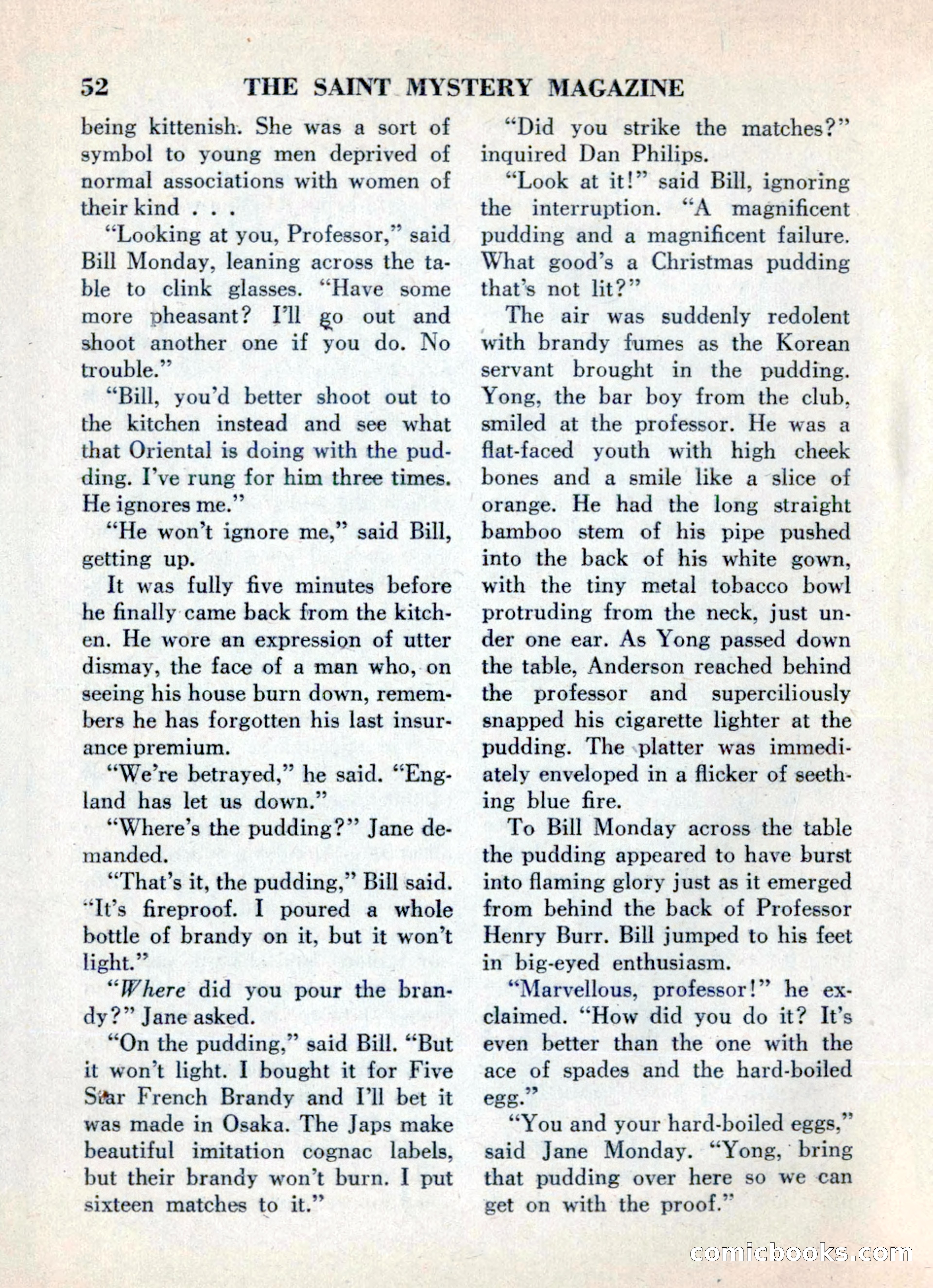 The Saint Mystery Magazine, May 1960 — page 54 of 132