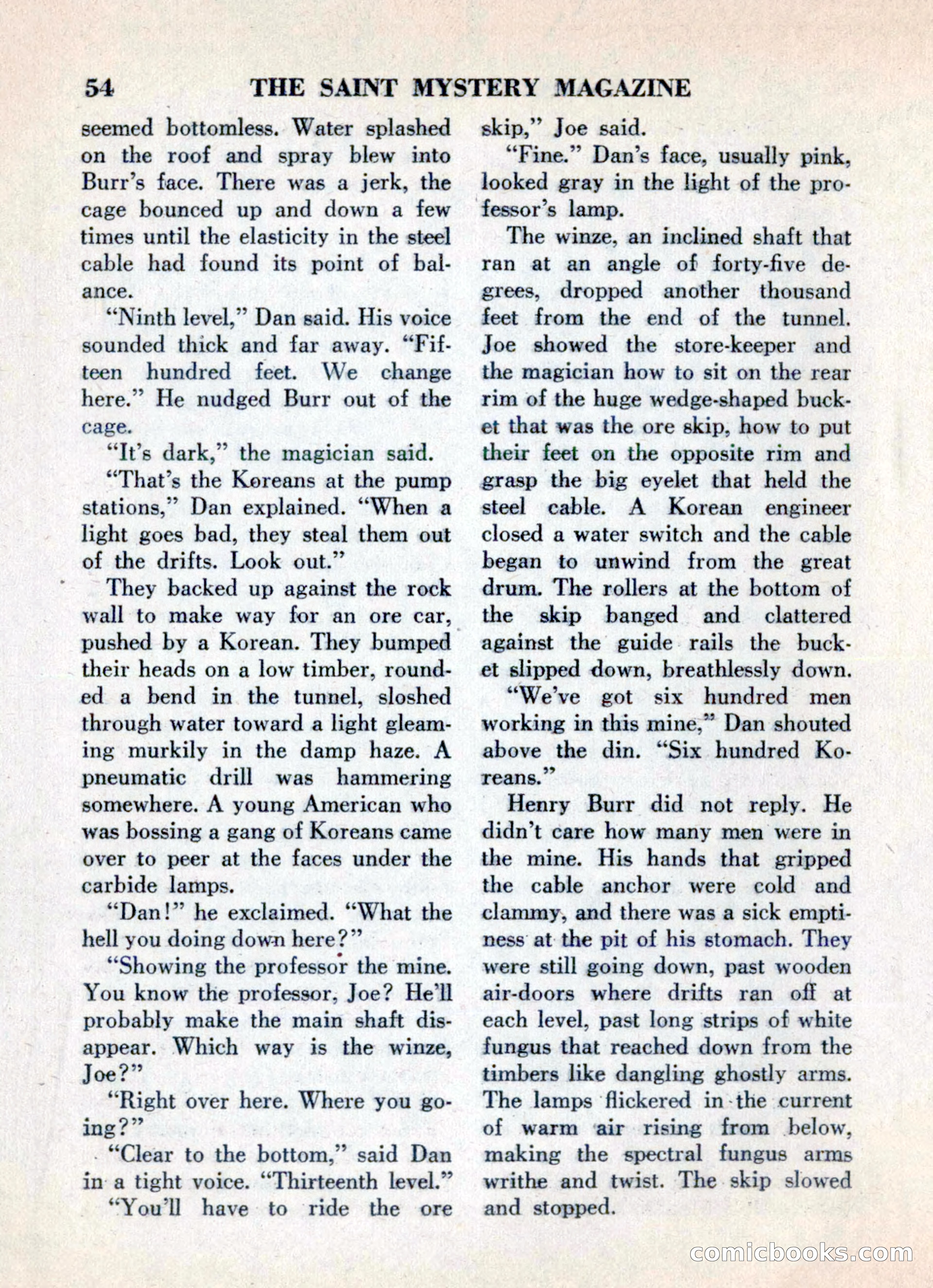 The Saint Mystery Magazine, May 1960 — page 56 of 132