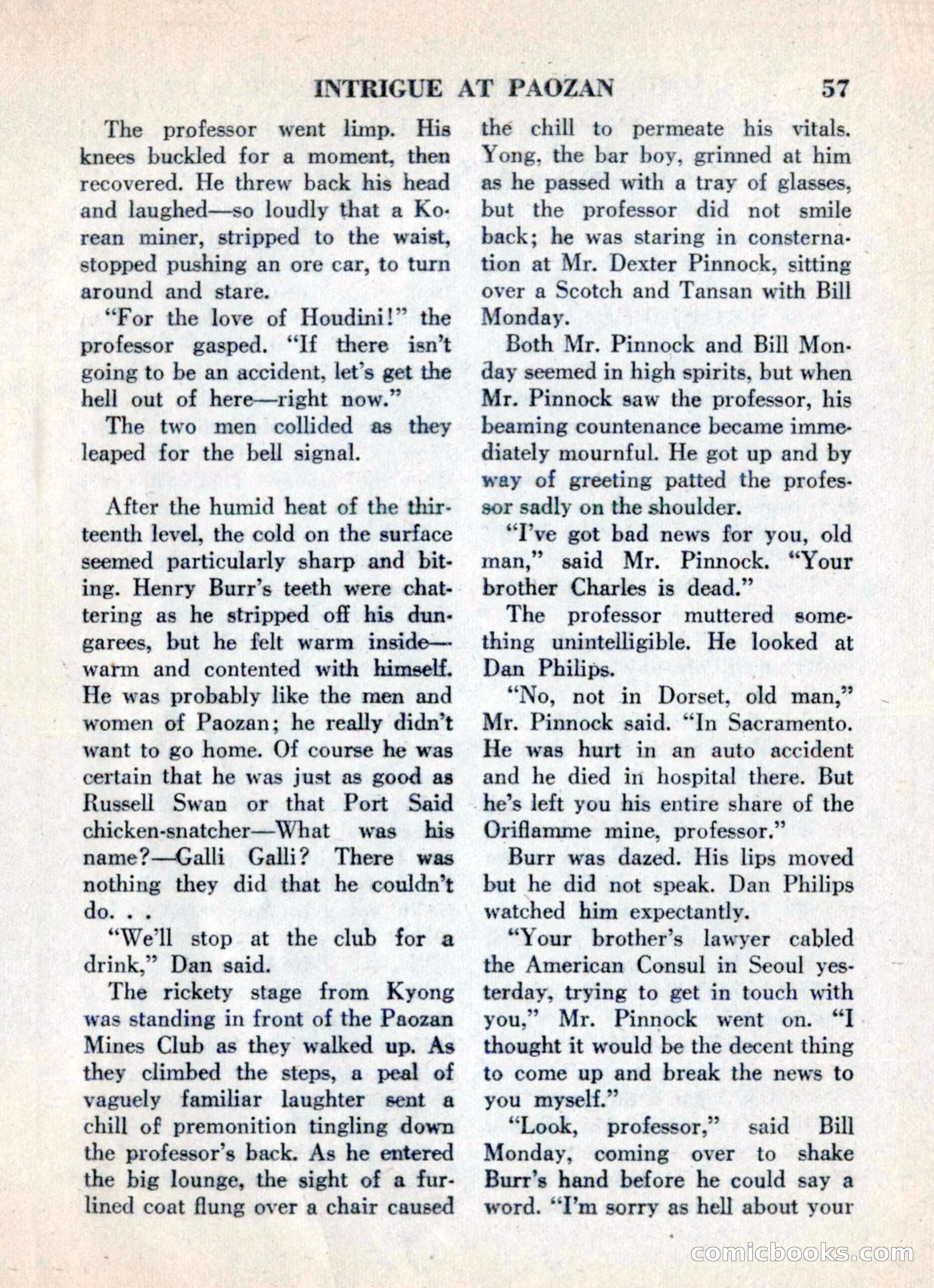 The Saint Mystery Magazine, May 1960 — page 59 of 132