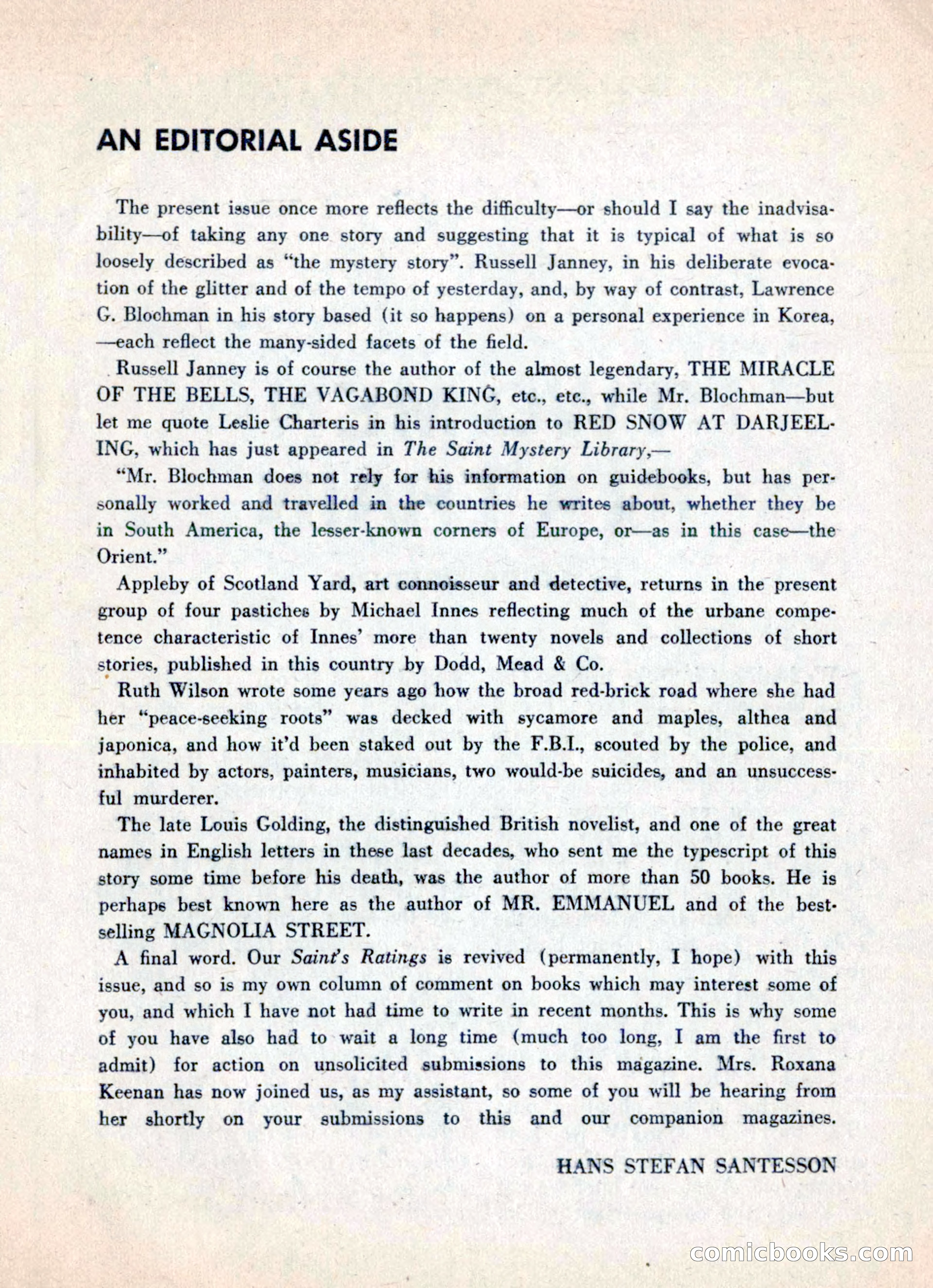 The Saint Mystery Magazine, May 1960 — page 63 of 132