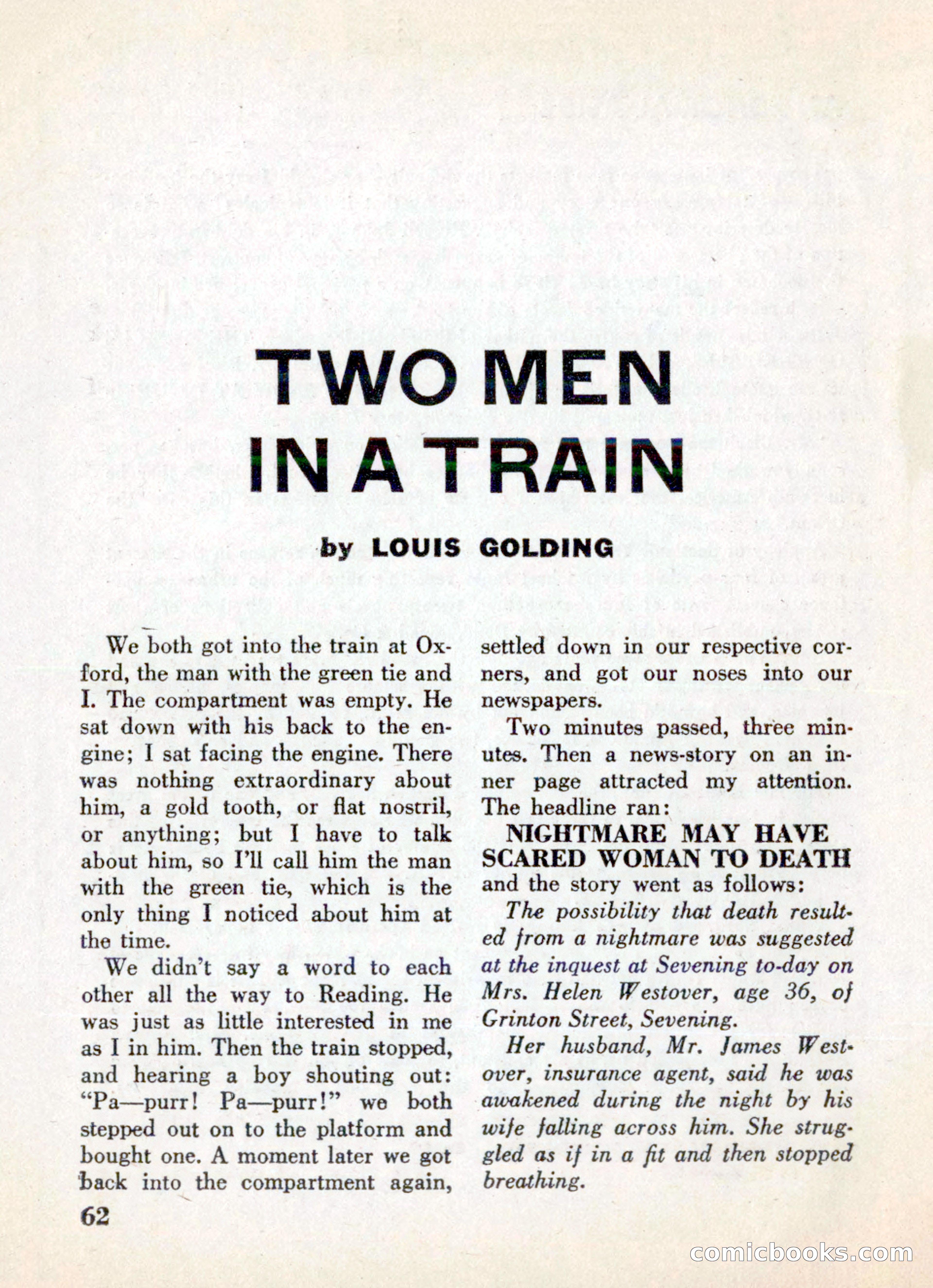 The Saint Mystery Magazine, May 1960 — page 64 of 132