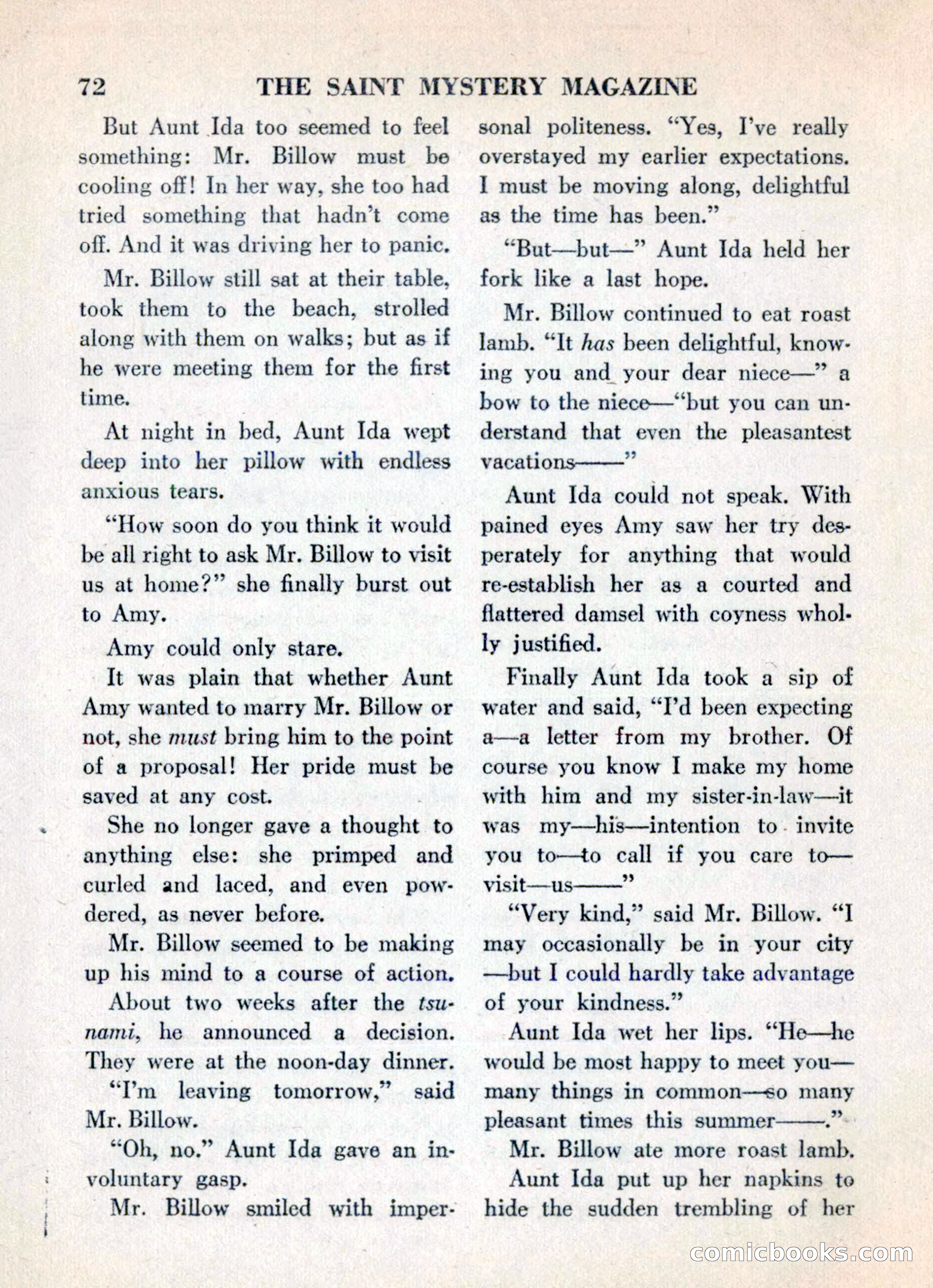 The Saint Mystery Magazine, May 1960 — page 74 of 132