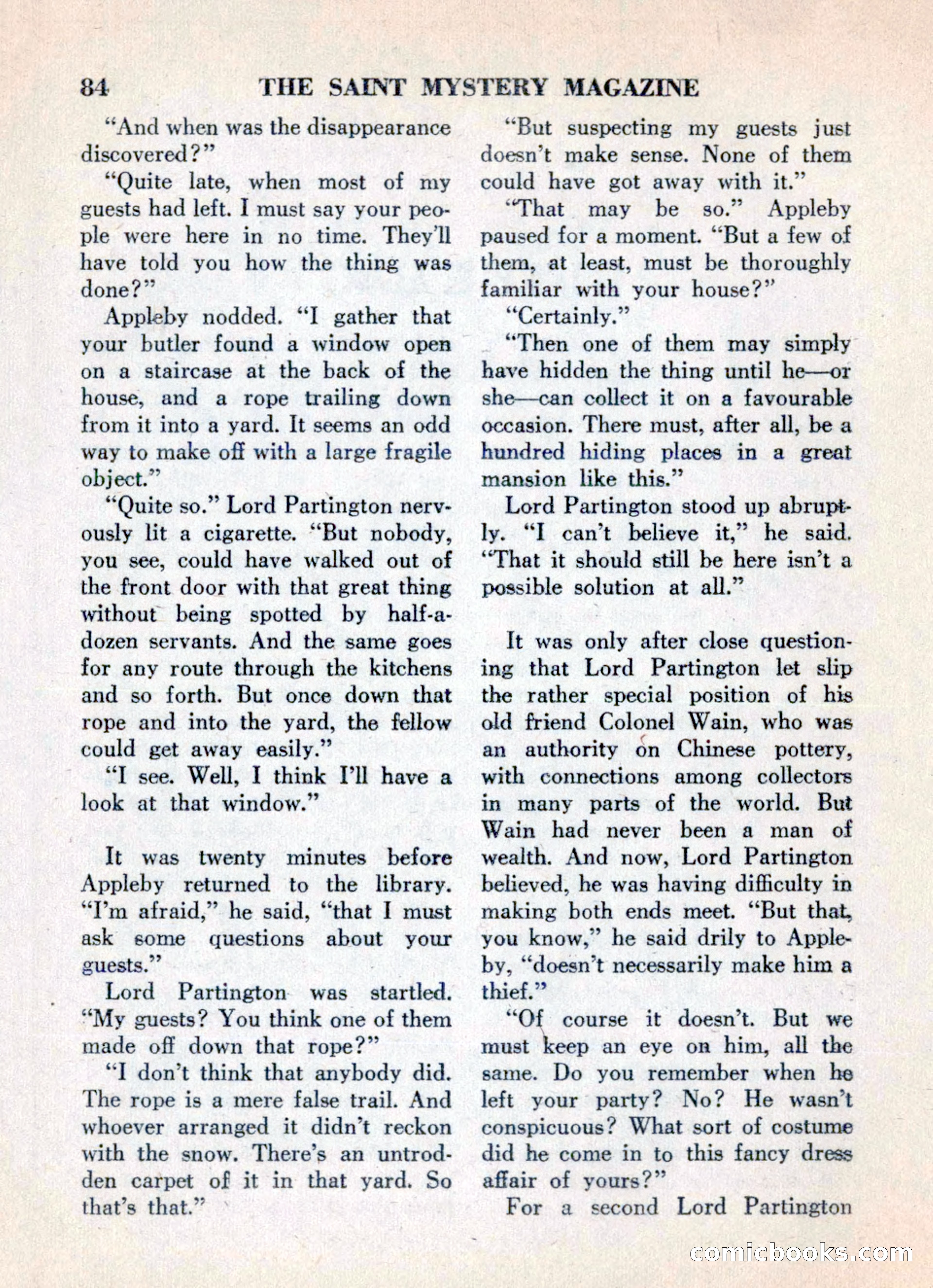 The Saint Mystery Magazine, May 1960 — page 86 of 132