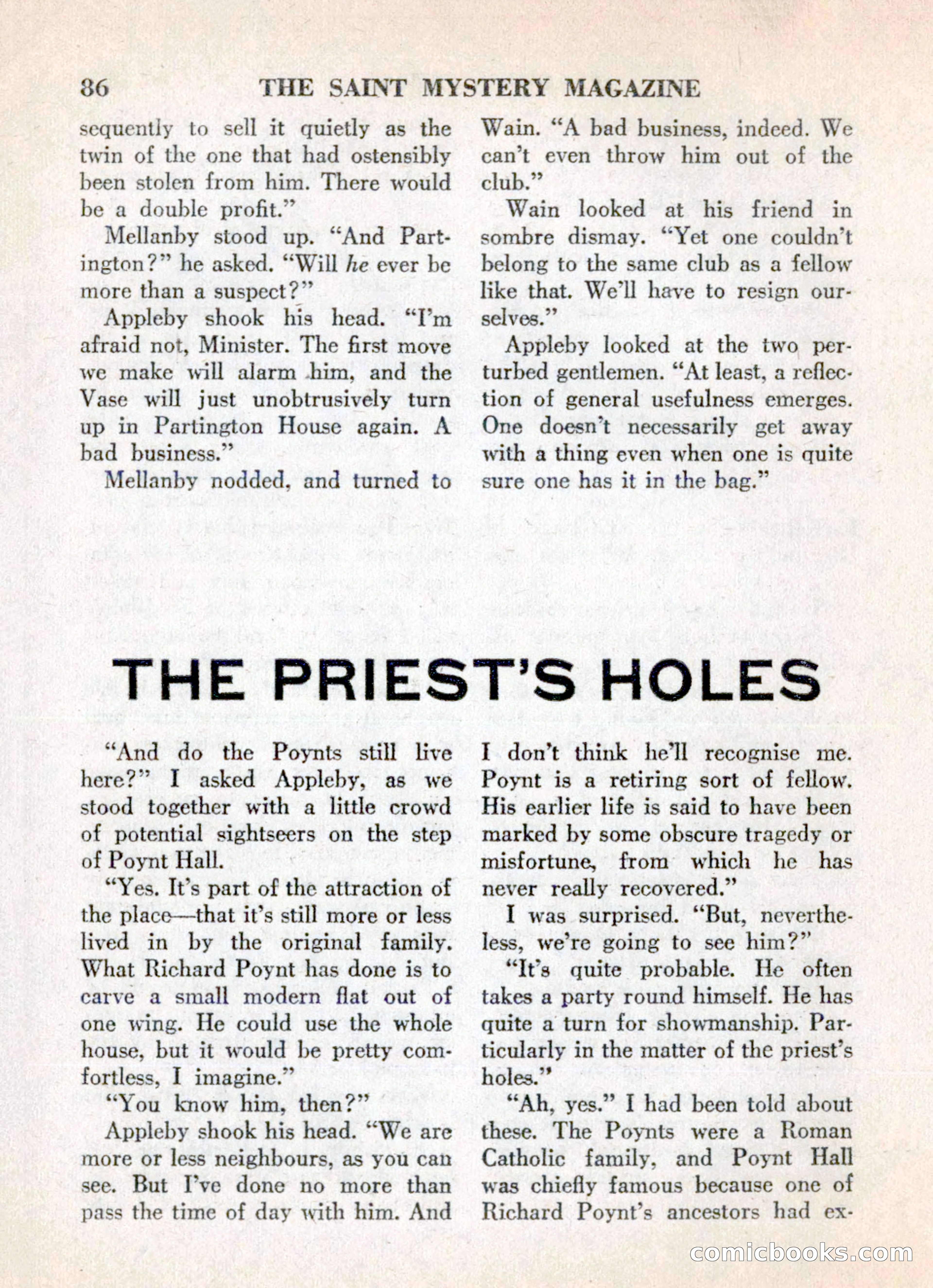 The Saint Mystery Magazine, May 1960 — page 88 of 132