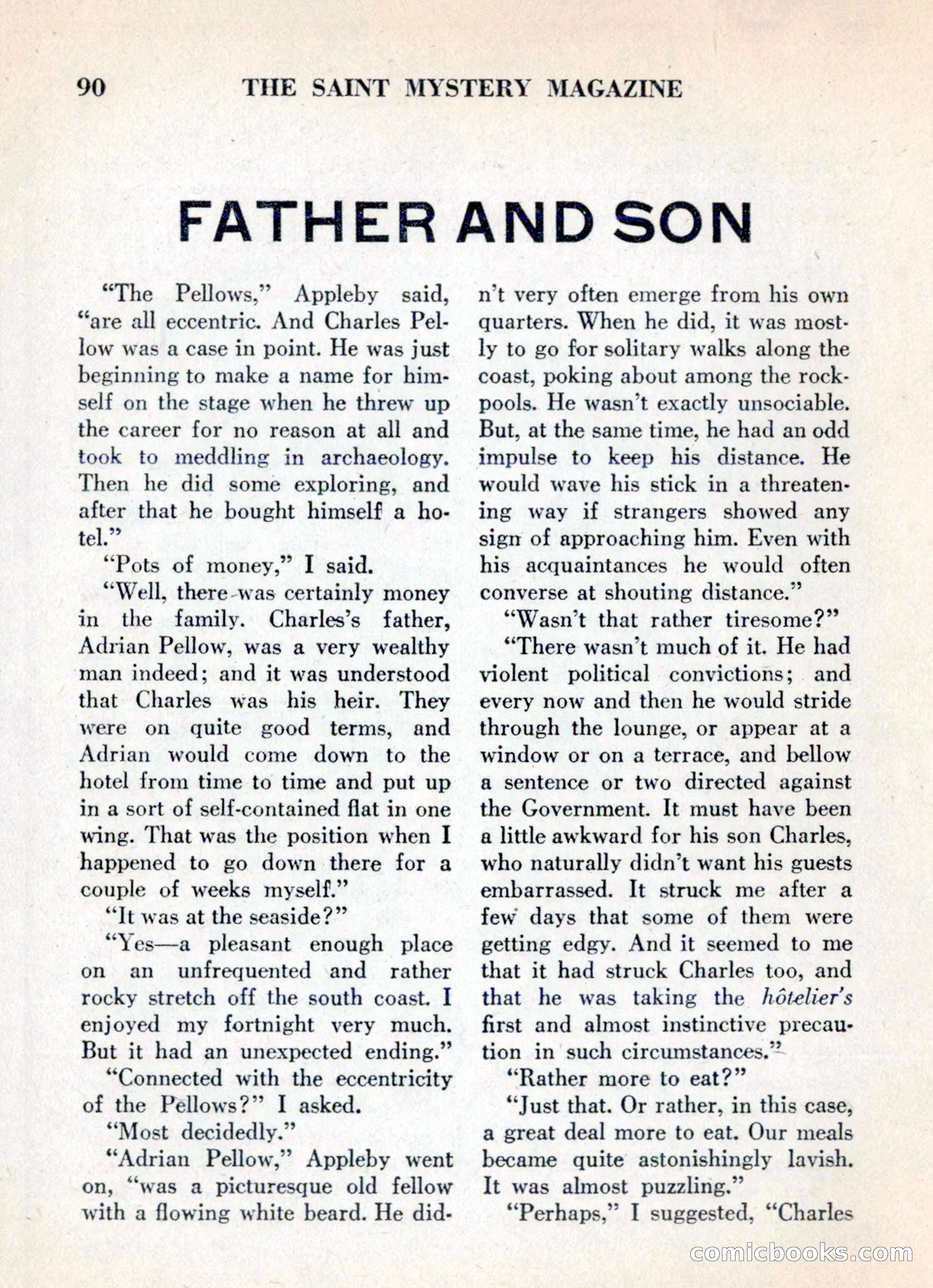 The Saint Mystery Magazine, May 1960 — page 92 of 132