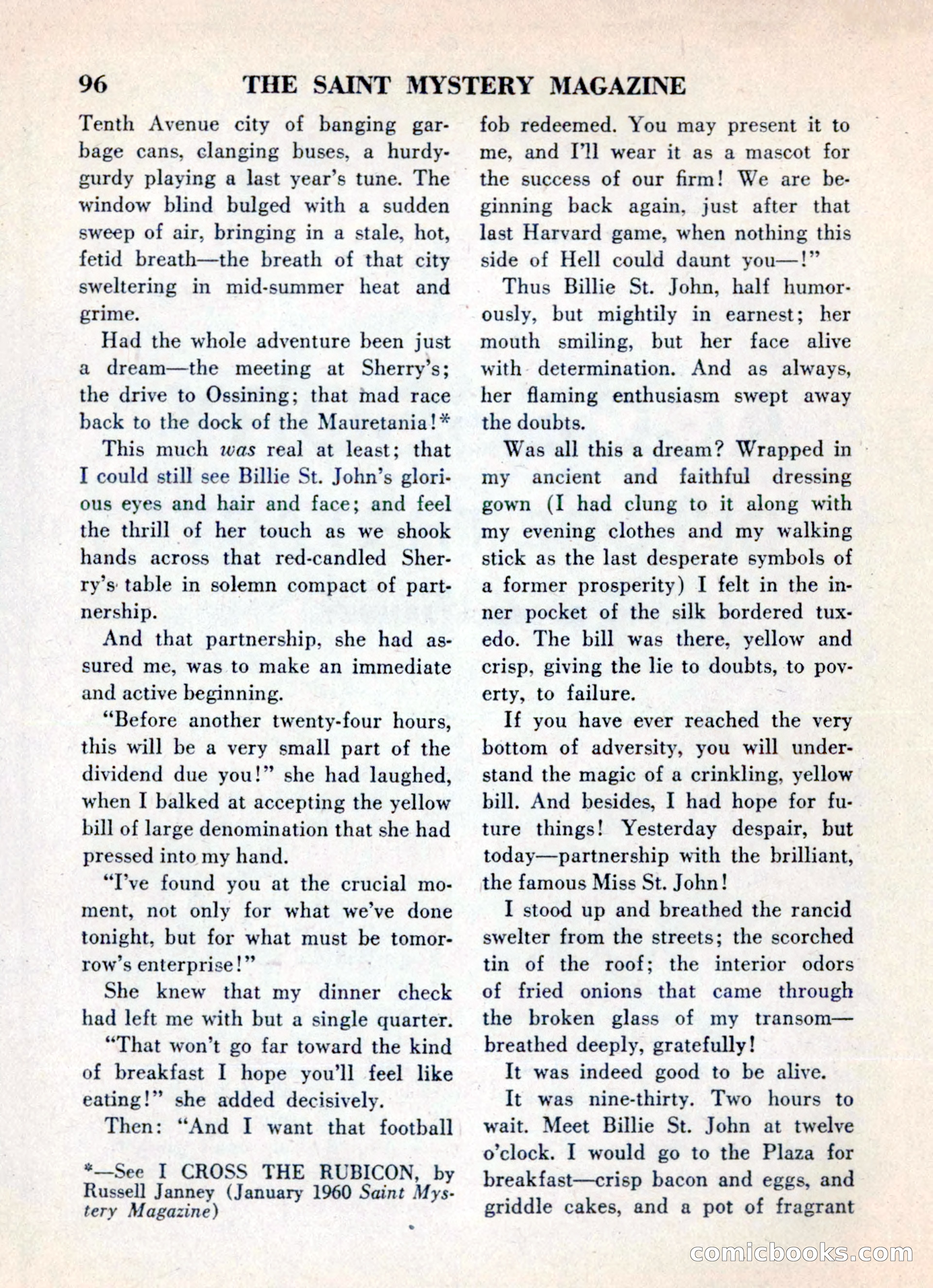 The Saint Mystery Magazine, May 1960 — page 98 of 132