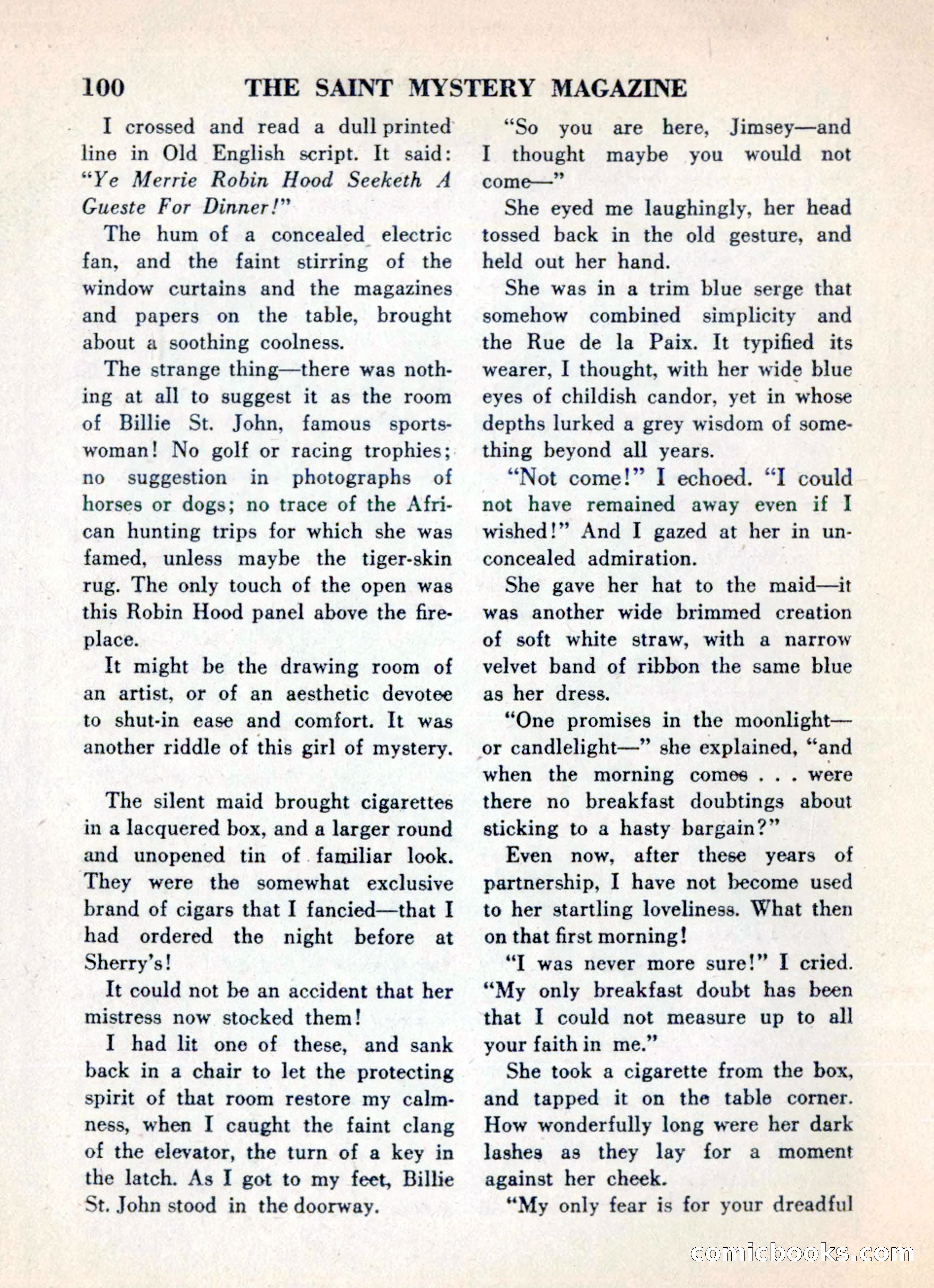 The Saint Mystery Magazine, May 1960 — page 102 of 132