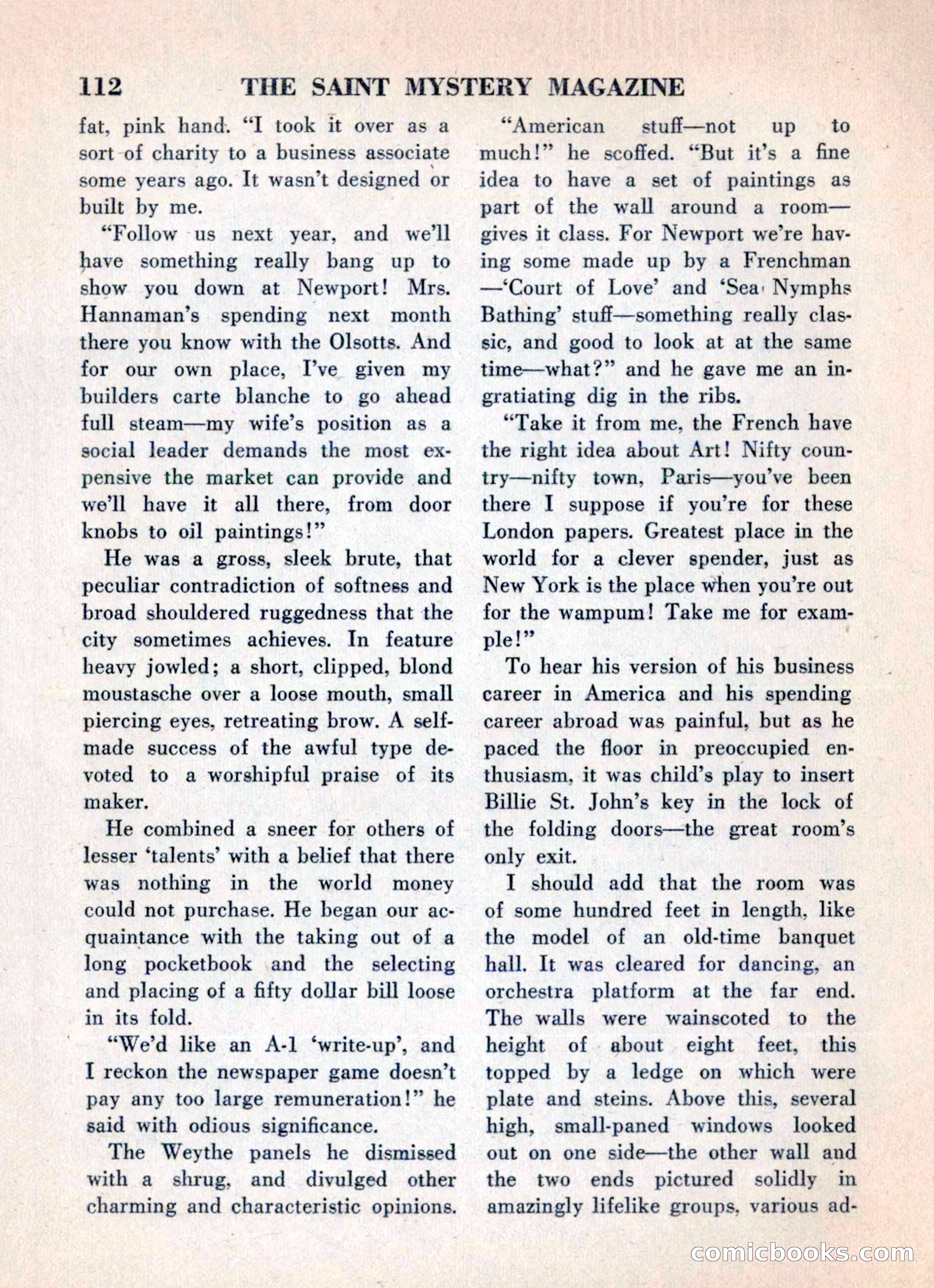 The Saint Mystery Magazine, May 1960 — page 114 of 132