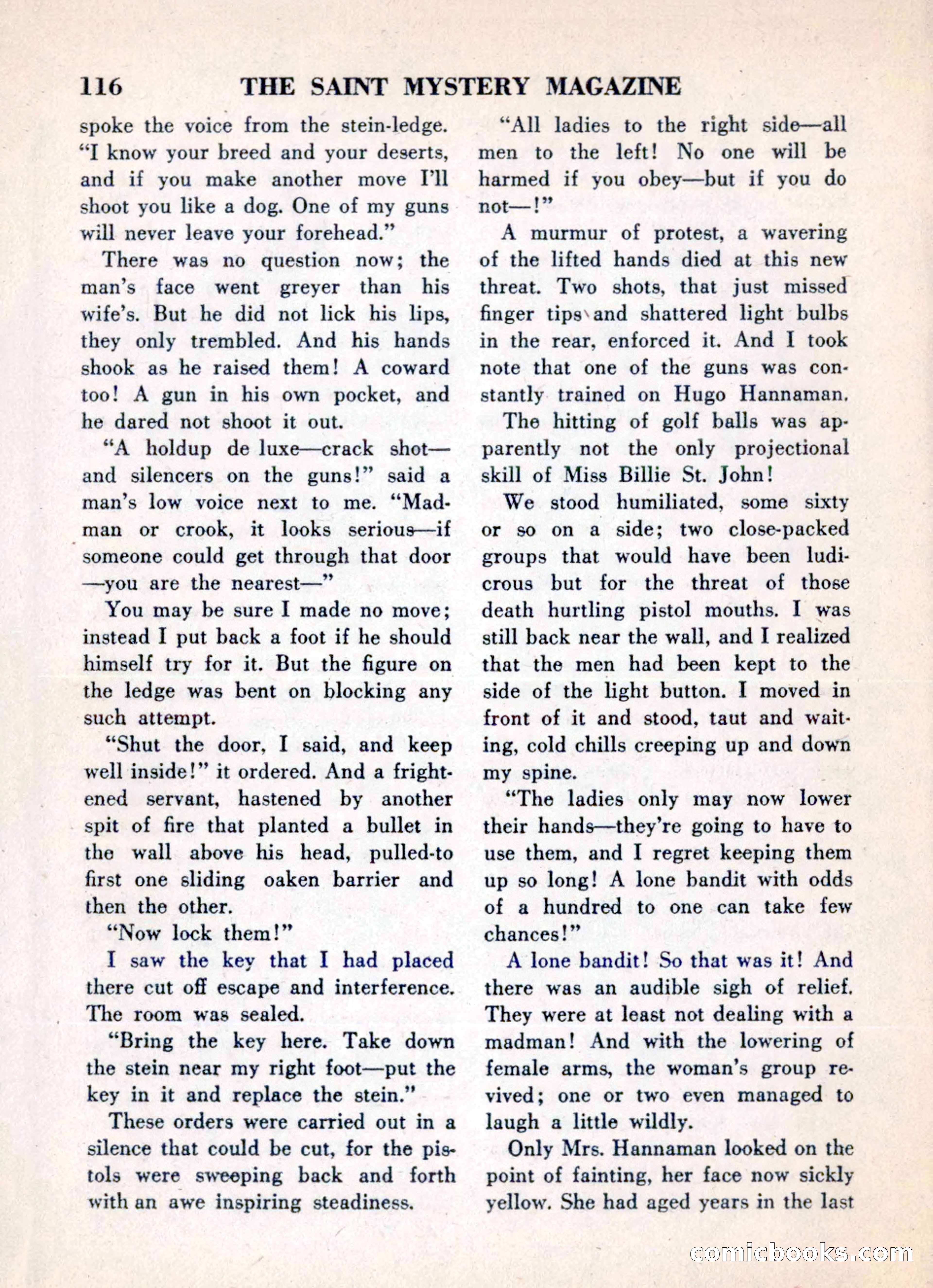 The Saint Mystery Magazine, May 1960 — page 118 of 132