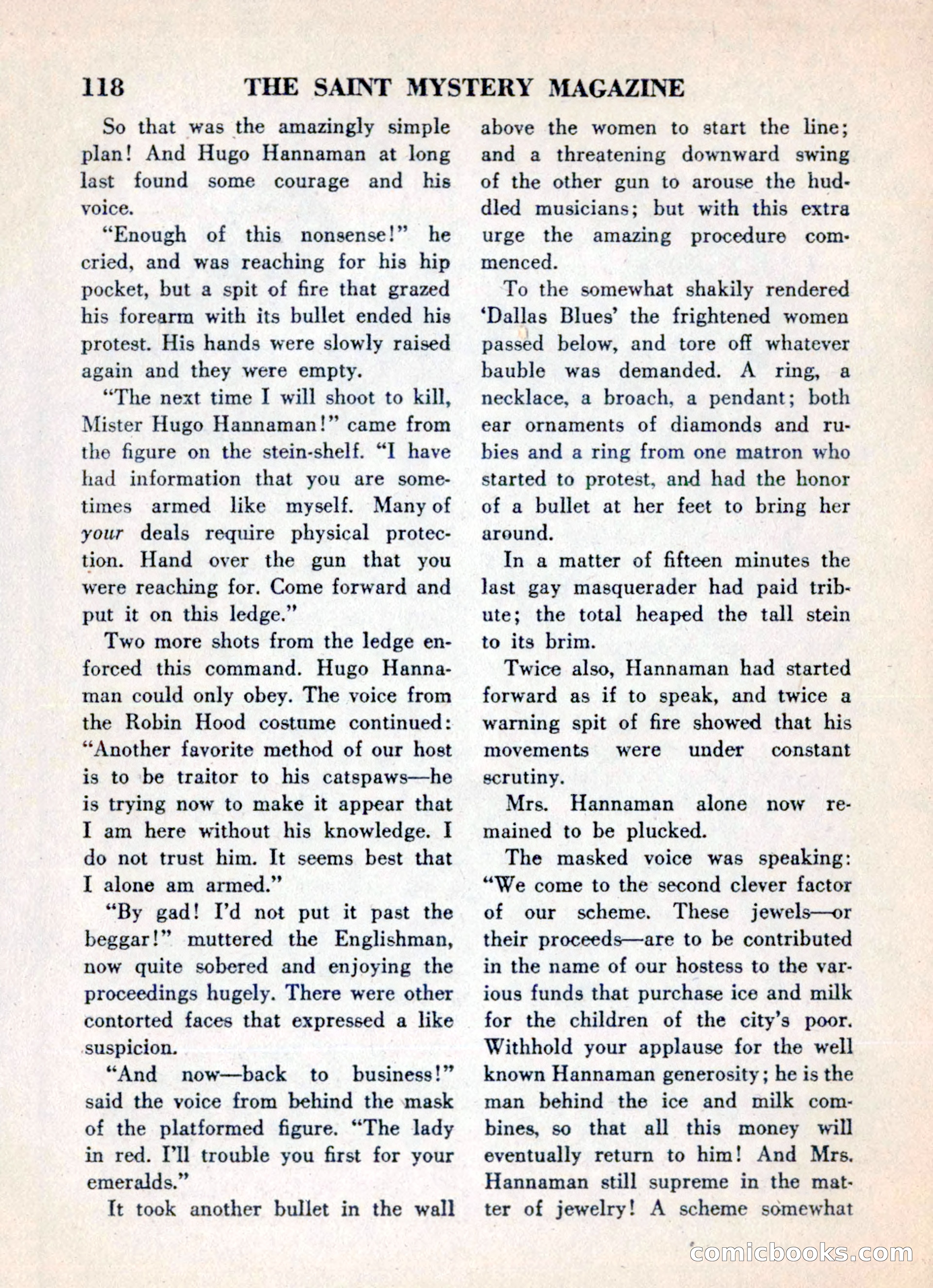 The Saint Mystery Magazine, May 1960 — page 120 of 132